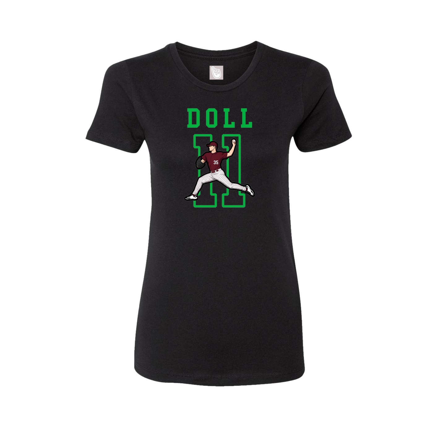 Fitted Women's Tee — Shirsey in Black