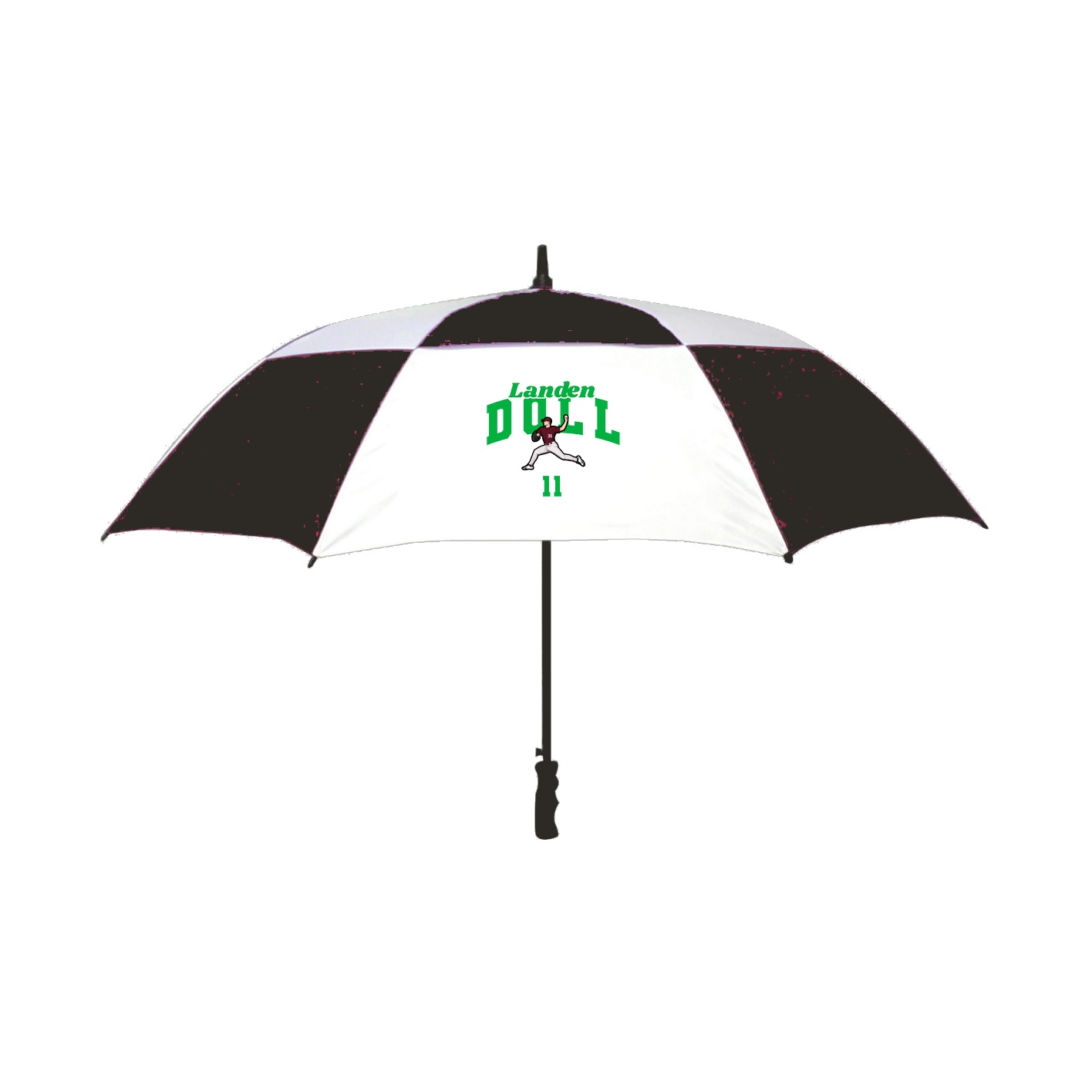 Golf Umbrella — Signature Arch in Black