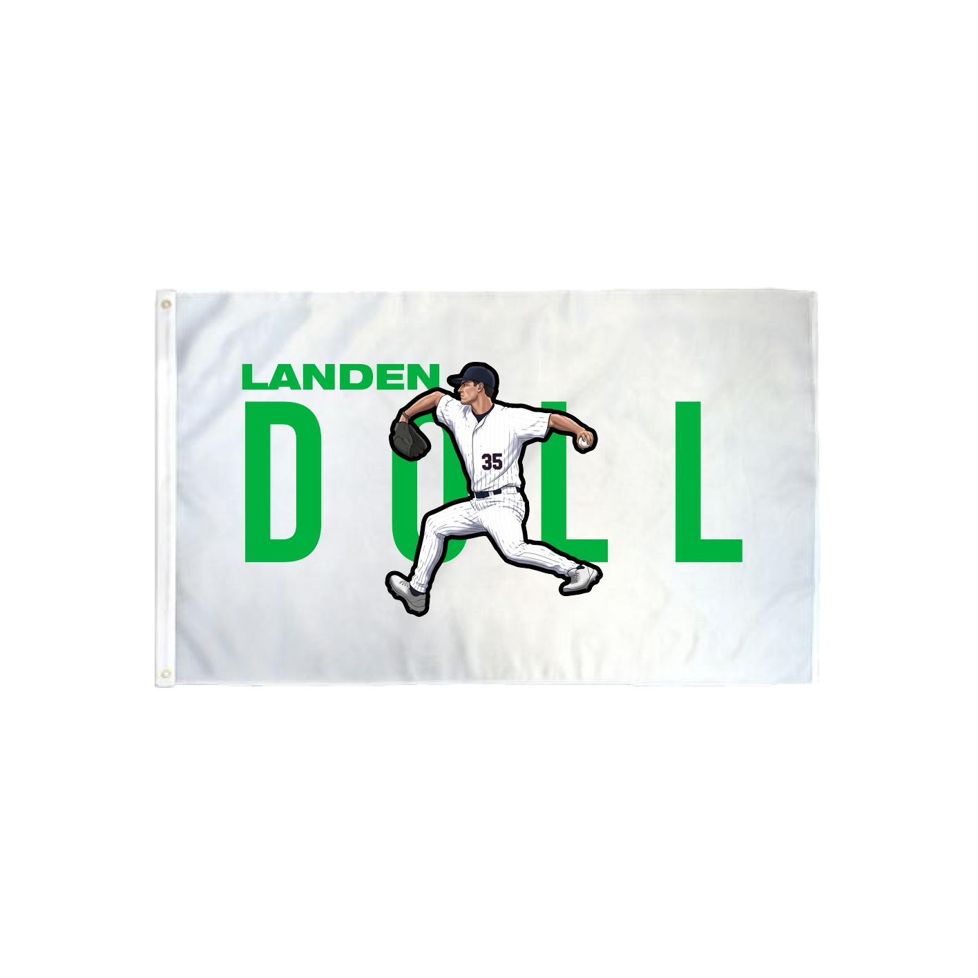 3x5 Flag — Player Name in Classic