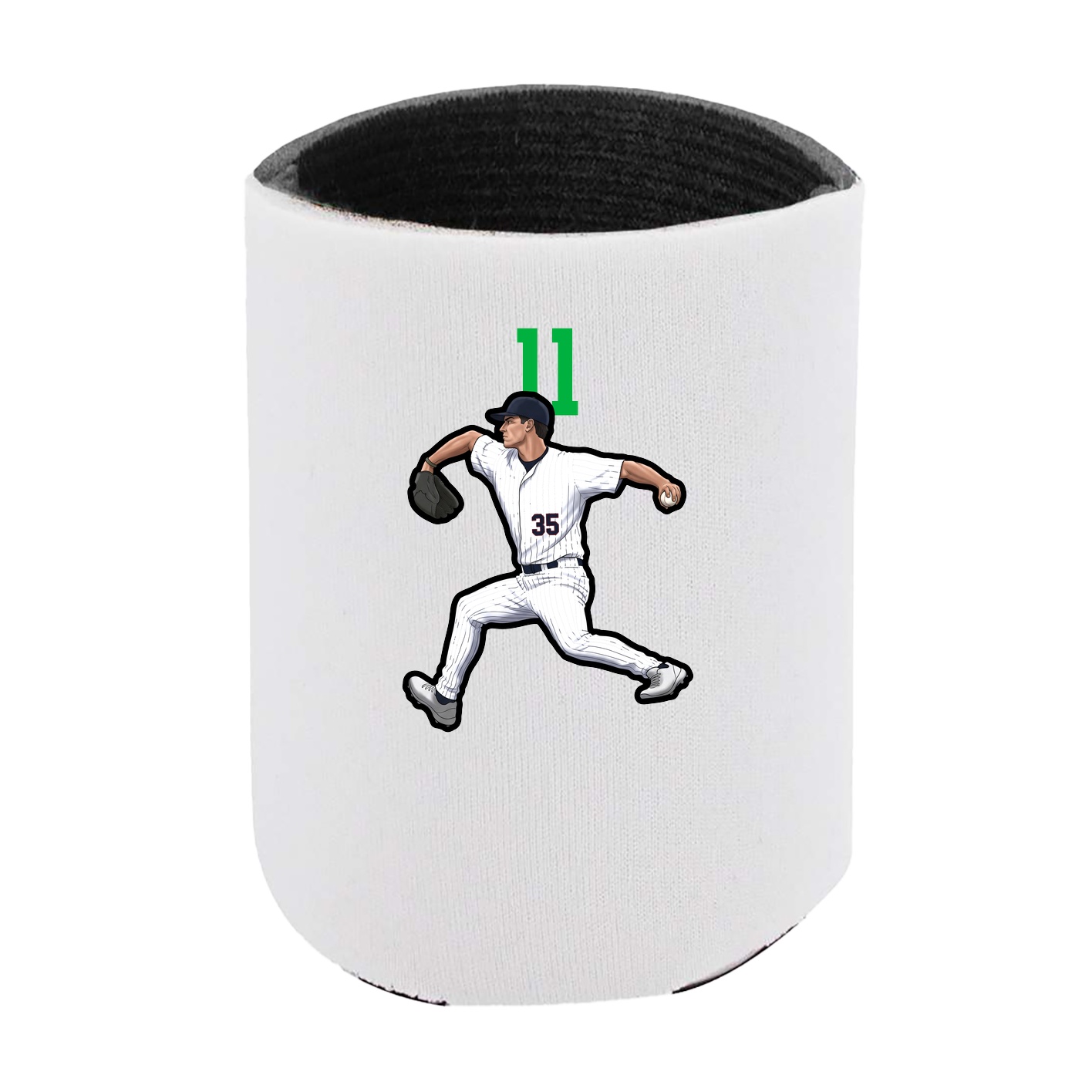 Can Holder — Number Top in White