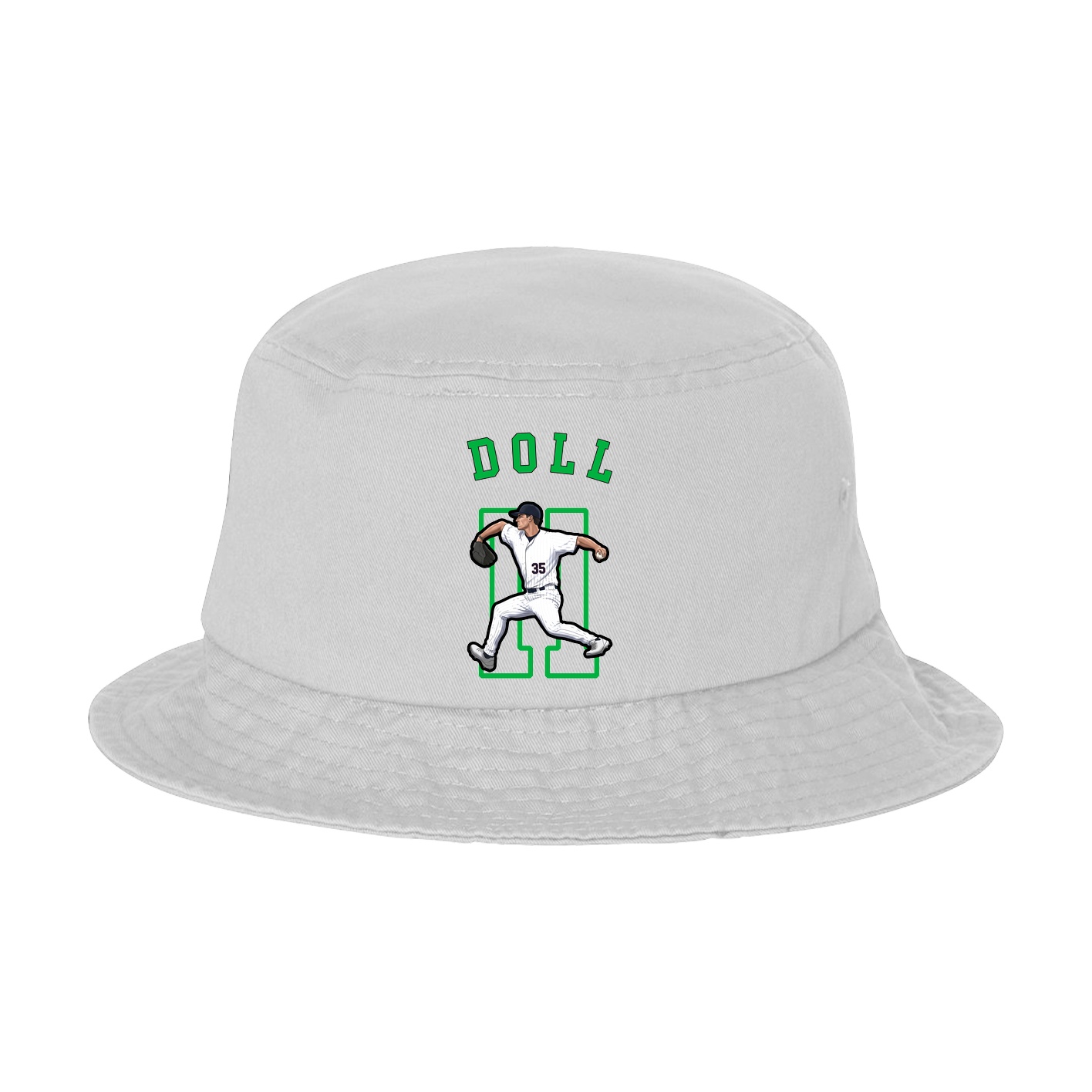 Bucket Cap — Shirsey Arch in White