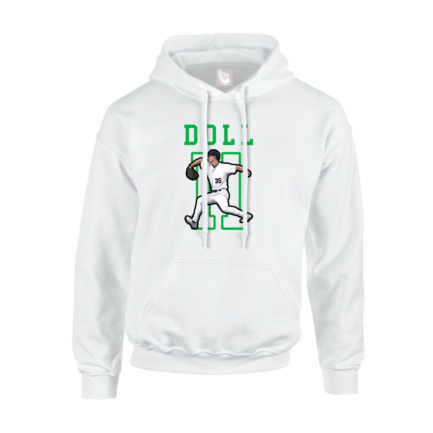 Youth Hoodie — Shirsey in White