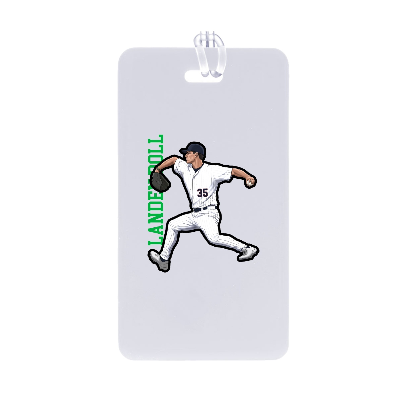 Bag Tag — Name Vertical in Classic