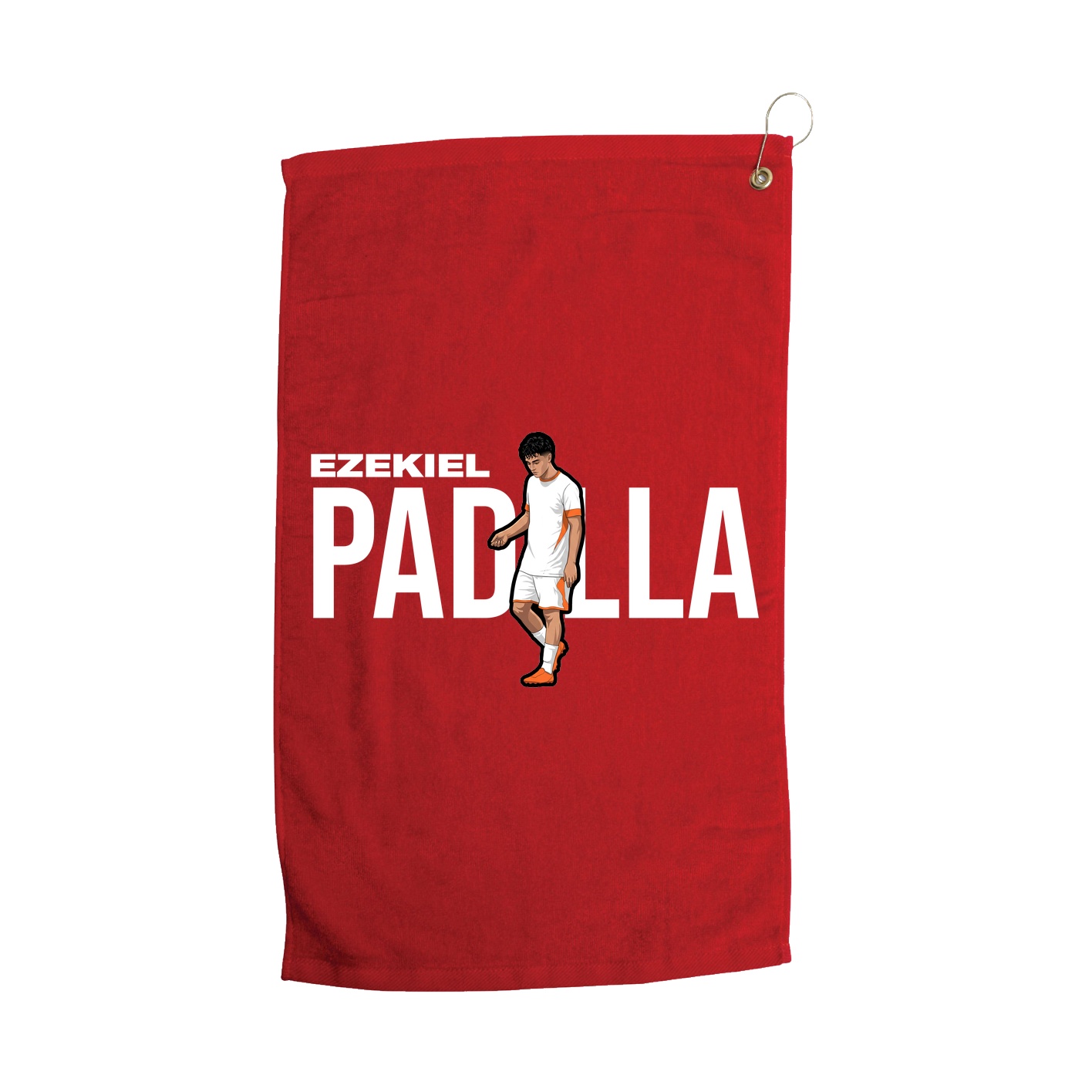 Golf Towel — Player Name in Red
