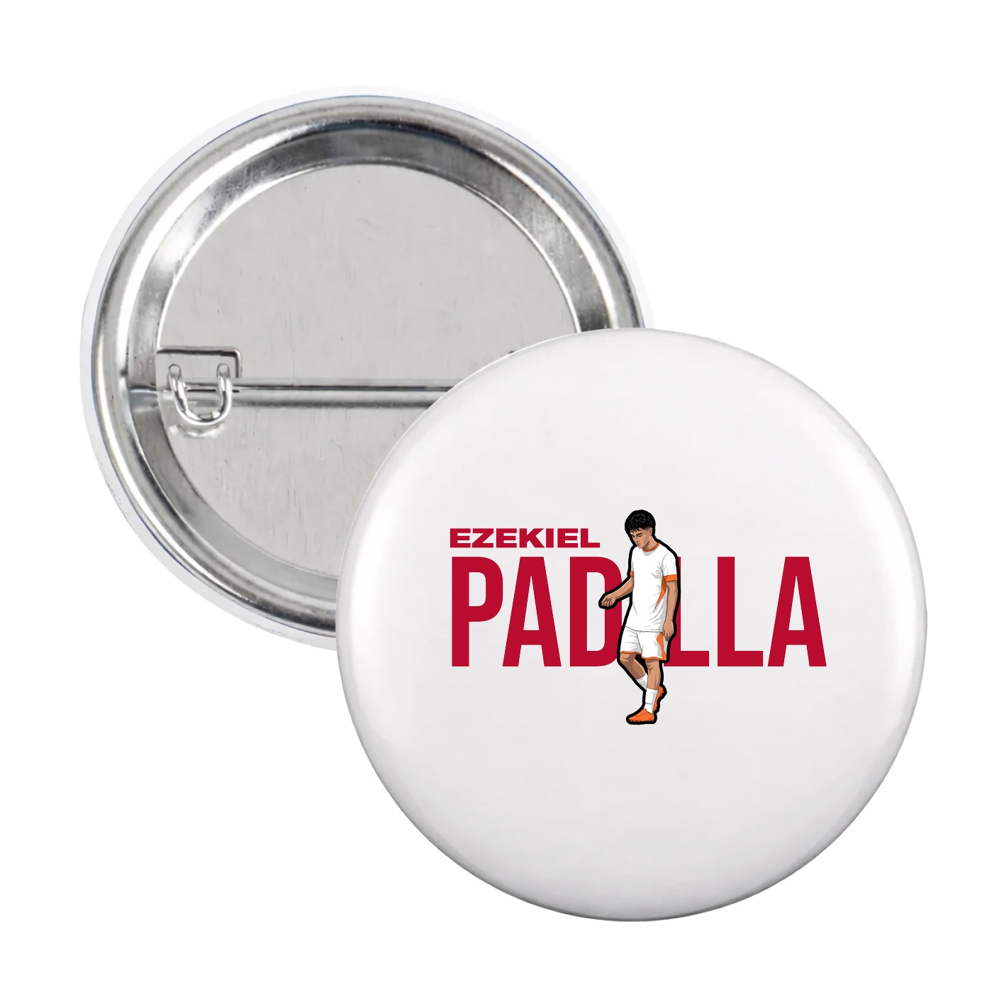 Game Day Button — Player Name in White