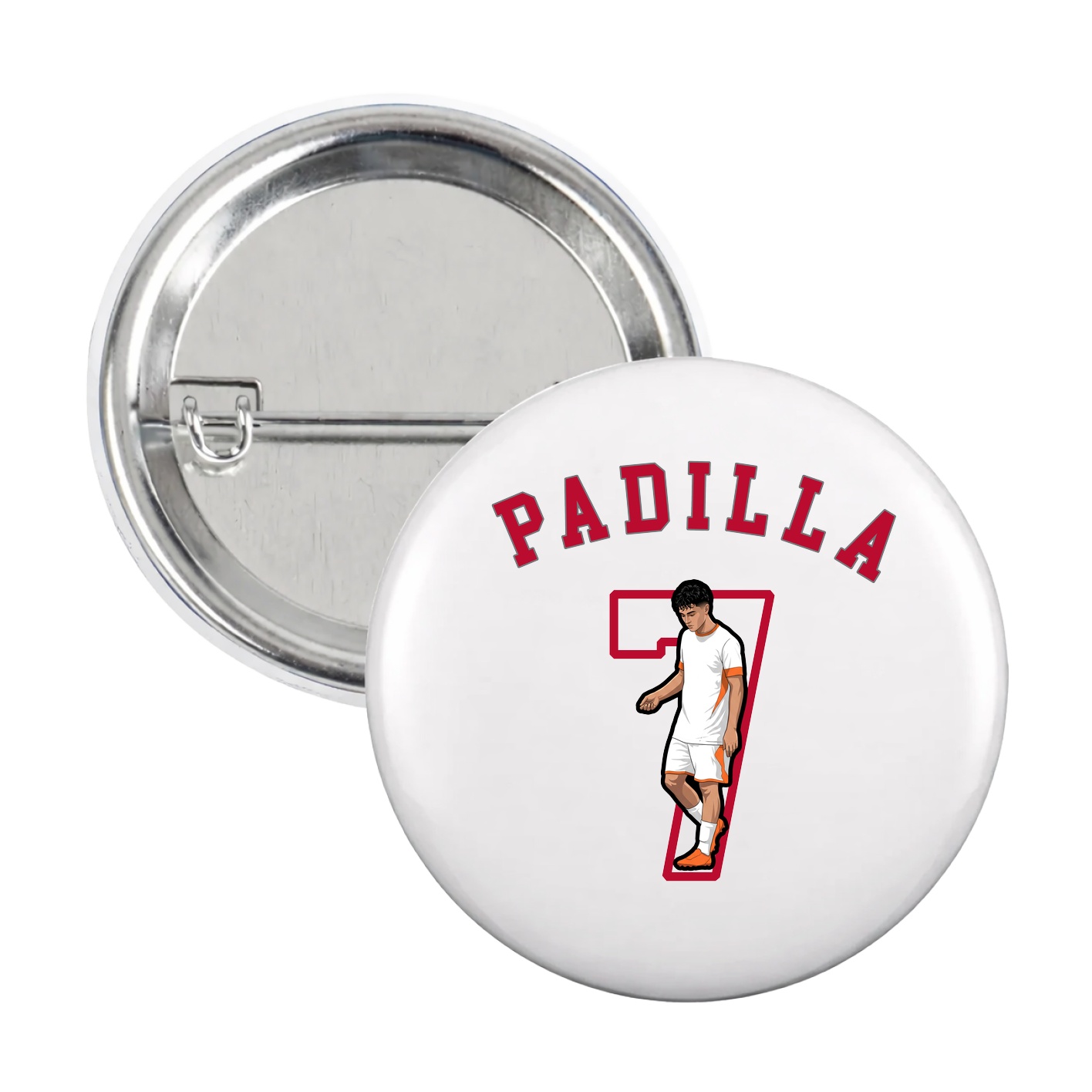 Game Day Button — Shirsey Arch in White