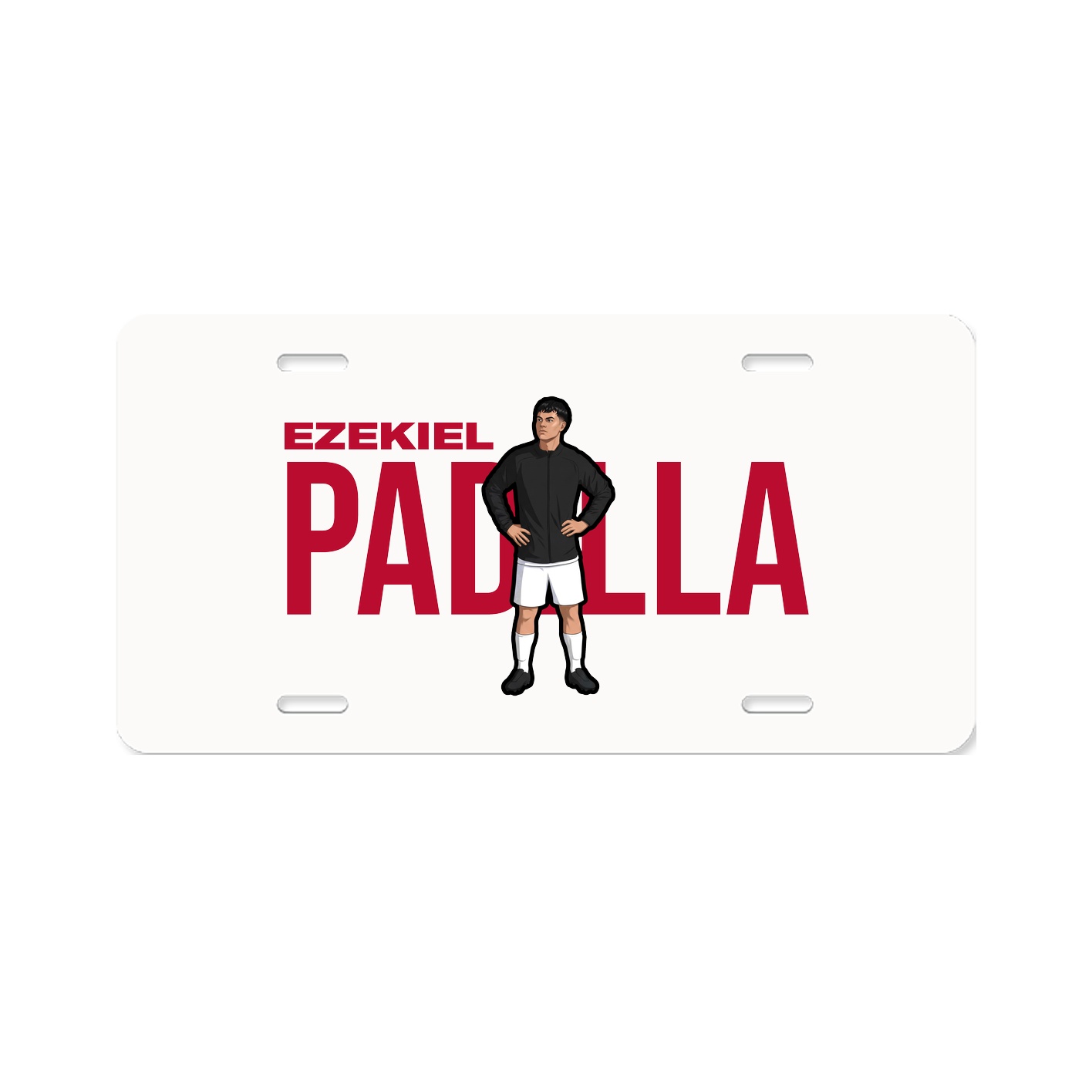 License Plate — Player Name in Classic