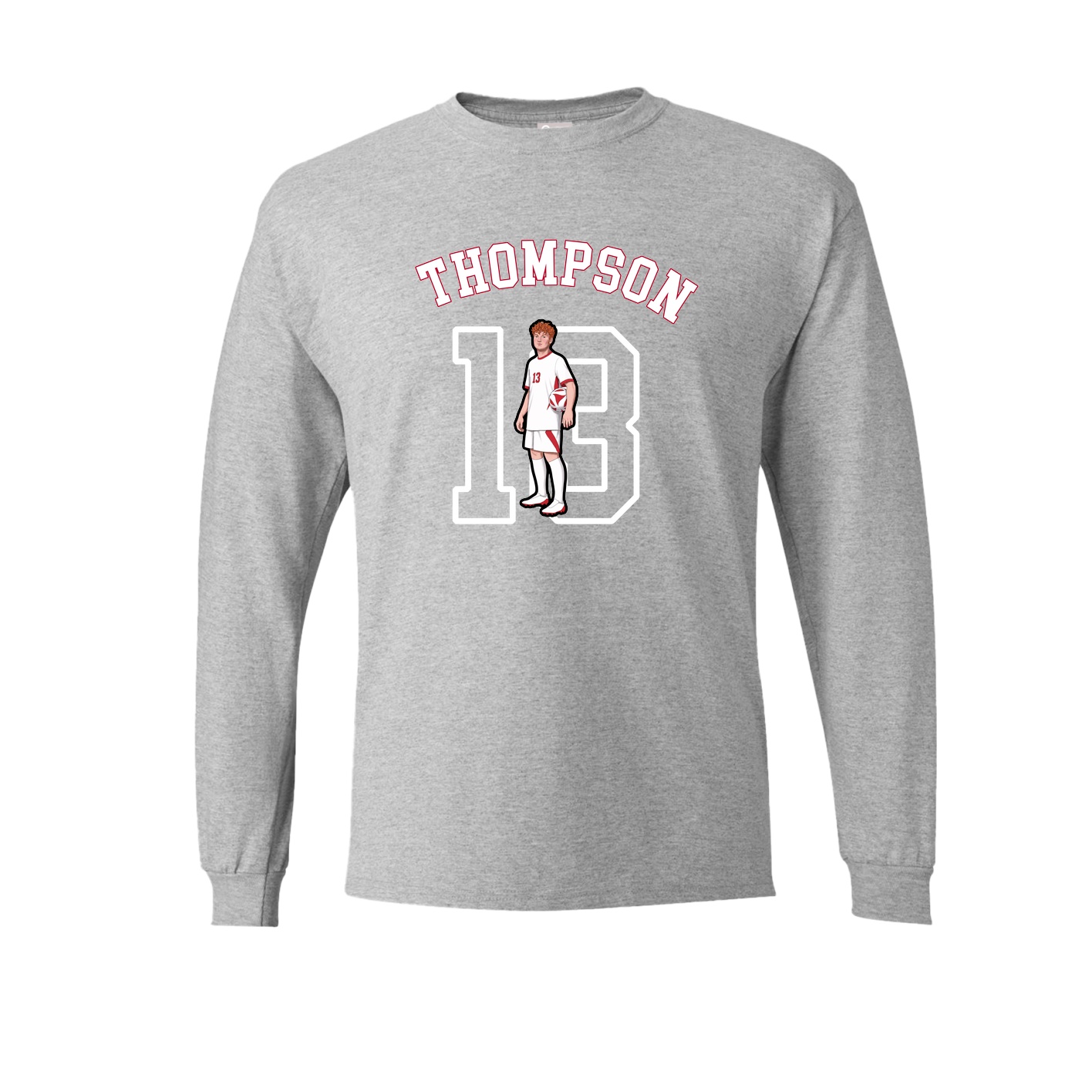 Long Sleeve Tee — Shirsey Arch in Grey