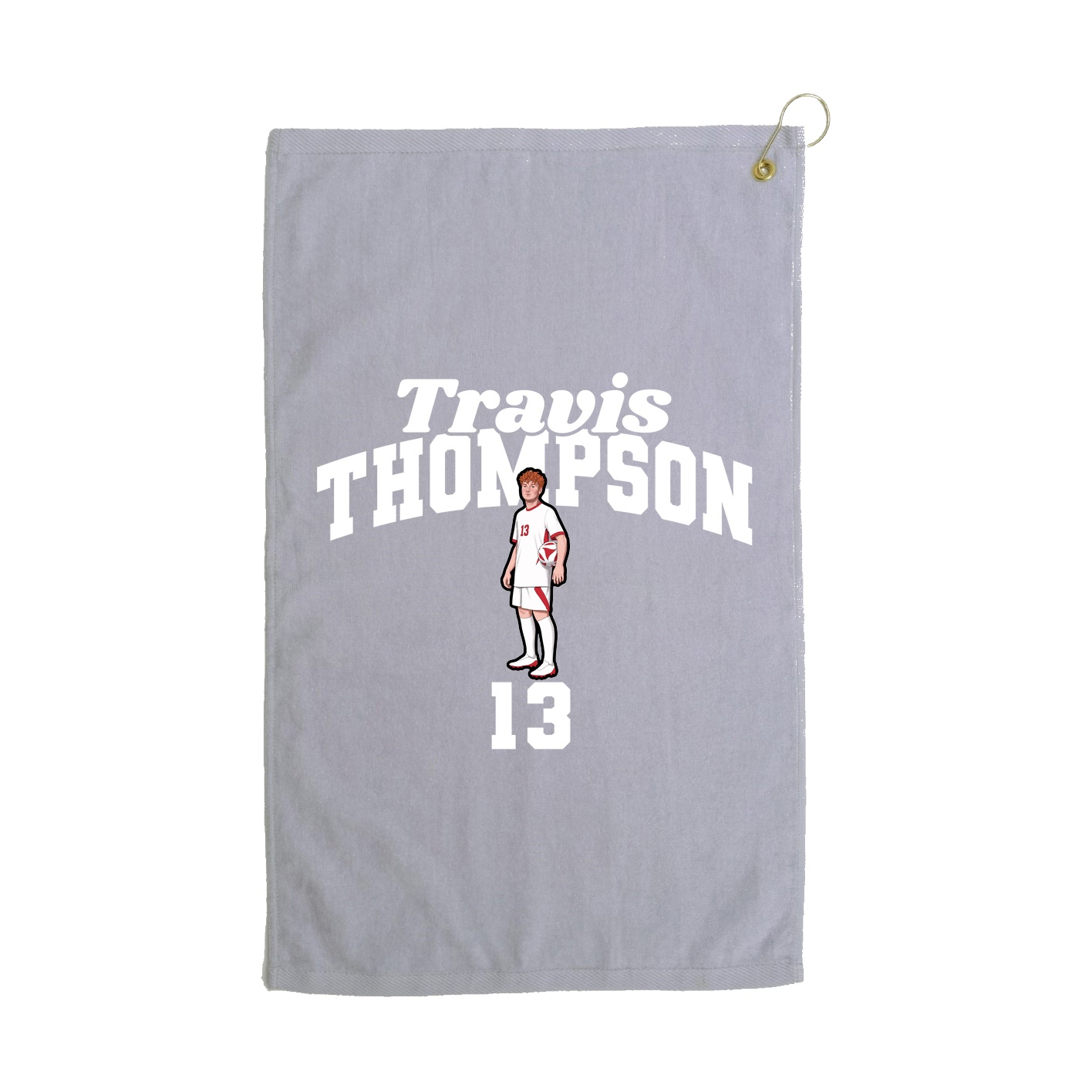 Golf Towel — Signature Arch in Grey