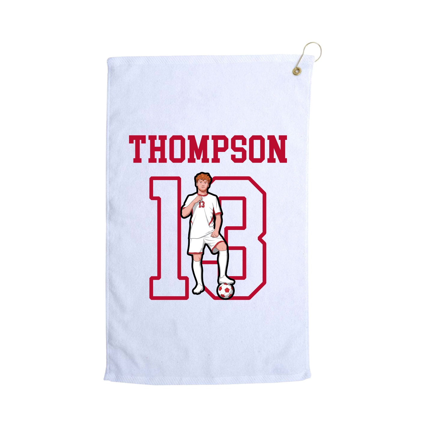 Golf Towel — Shirsey in White