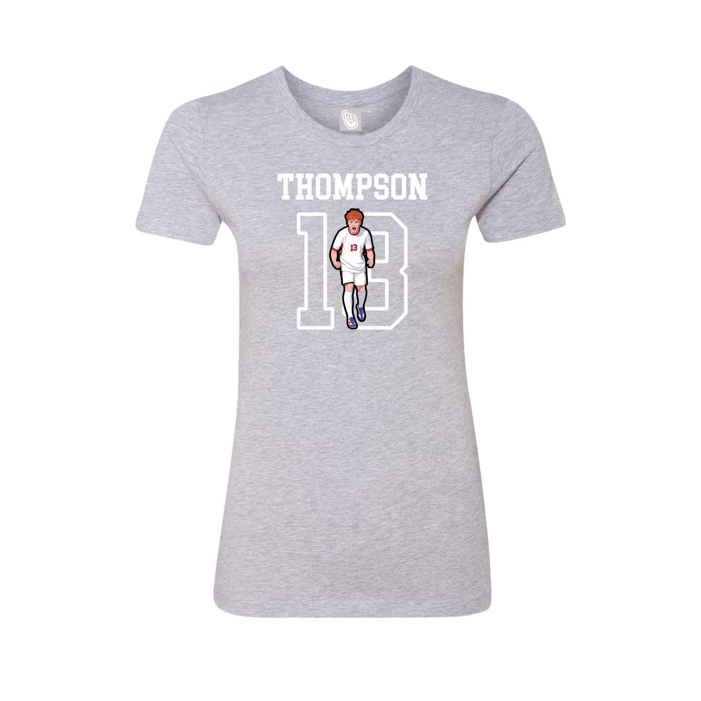 Fitted Women's Tee — Shirsey in Grey