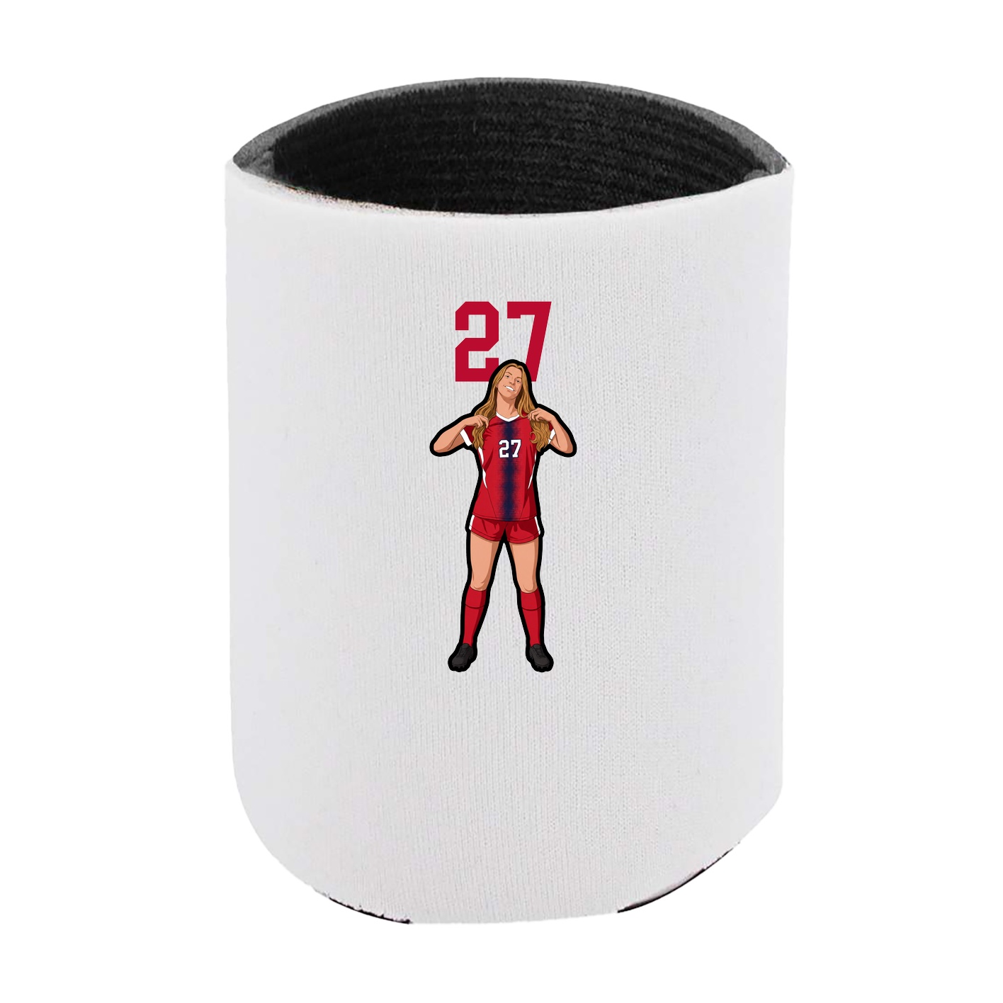 Can Holder — Number Top in White
