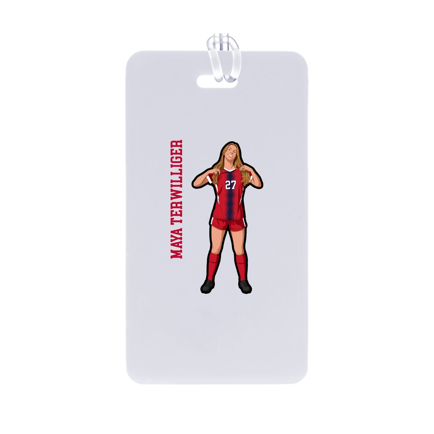 Bag Tag — Name Vertical in Classic