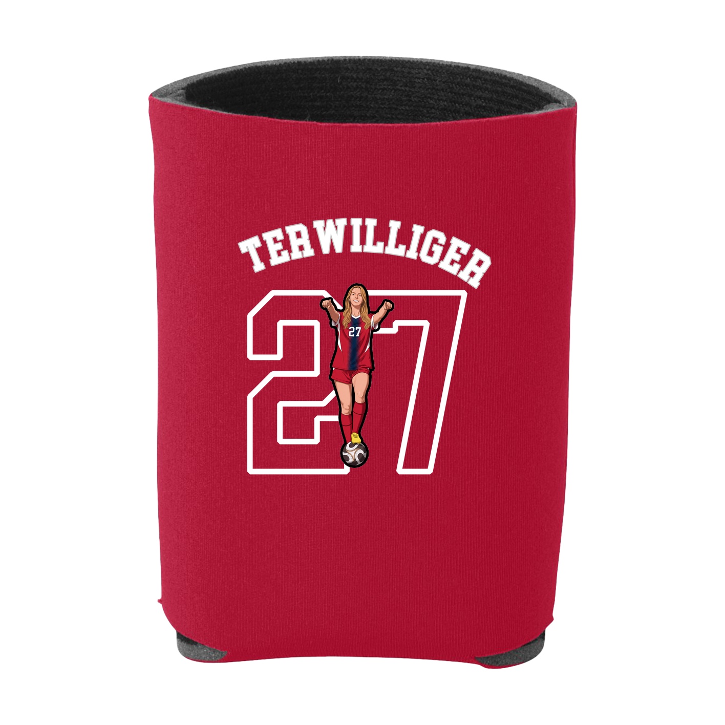 Can Holder — Shirsey Arch in Red