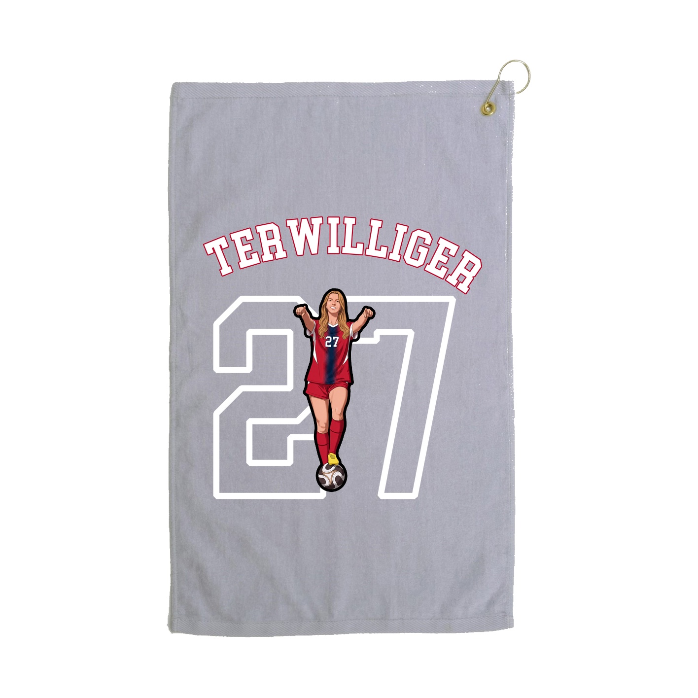 Golf Towel — Shirsey Arch in Grey