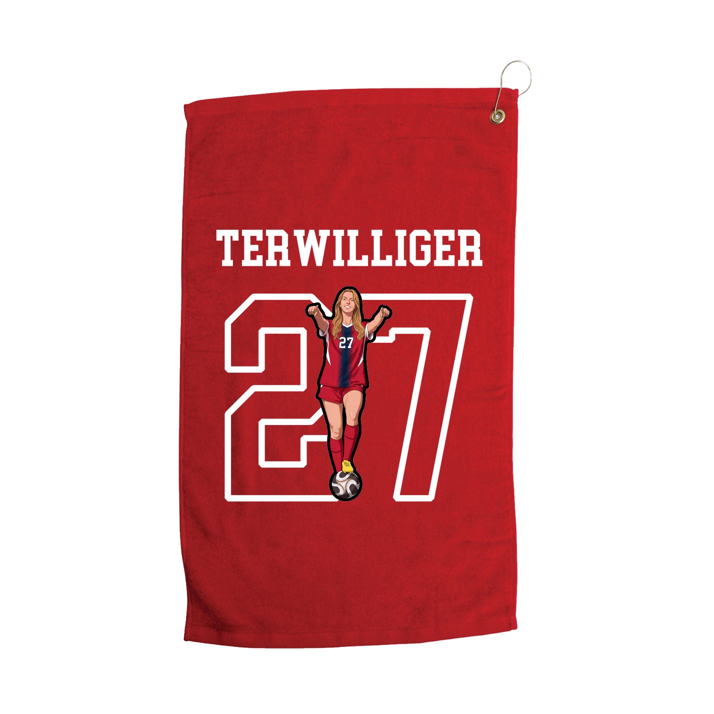 Golf Towel — Shirsey in Red