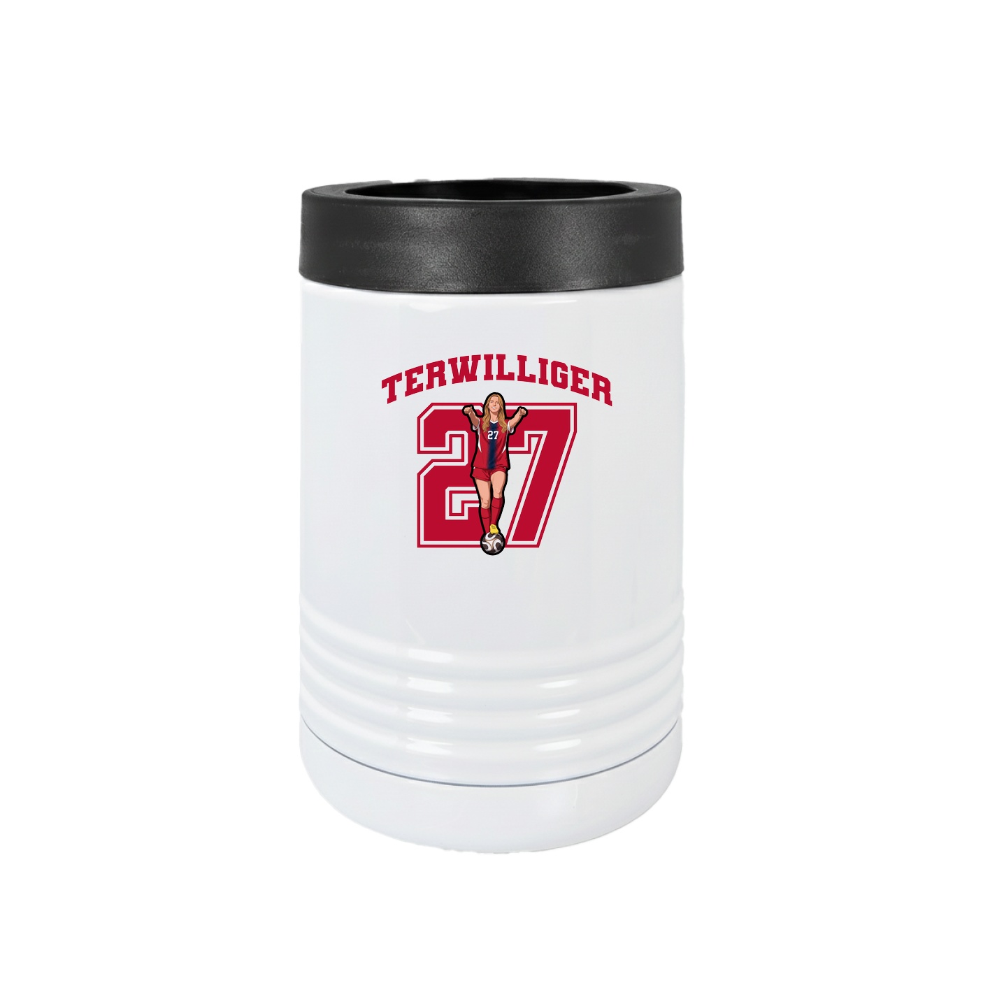 Beverage Holder — Number in White