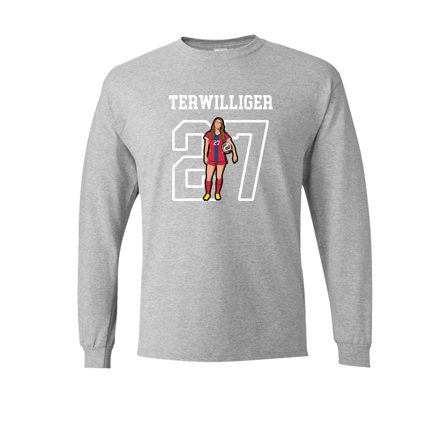 Long Sleeve Tee — Shirsey in Grey