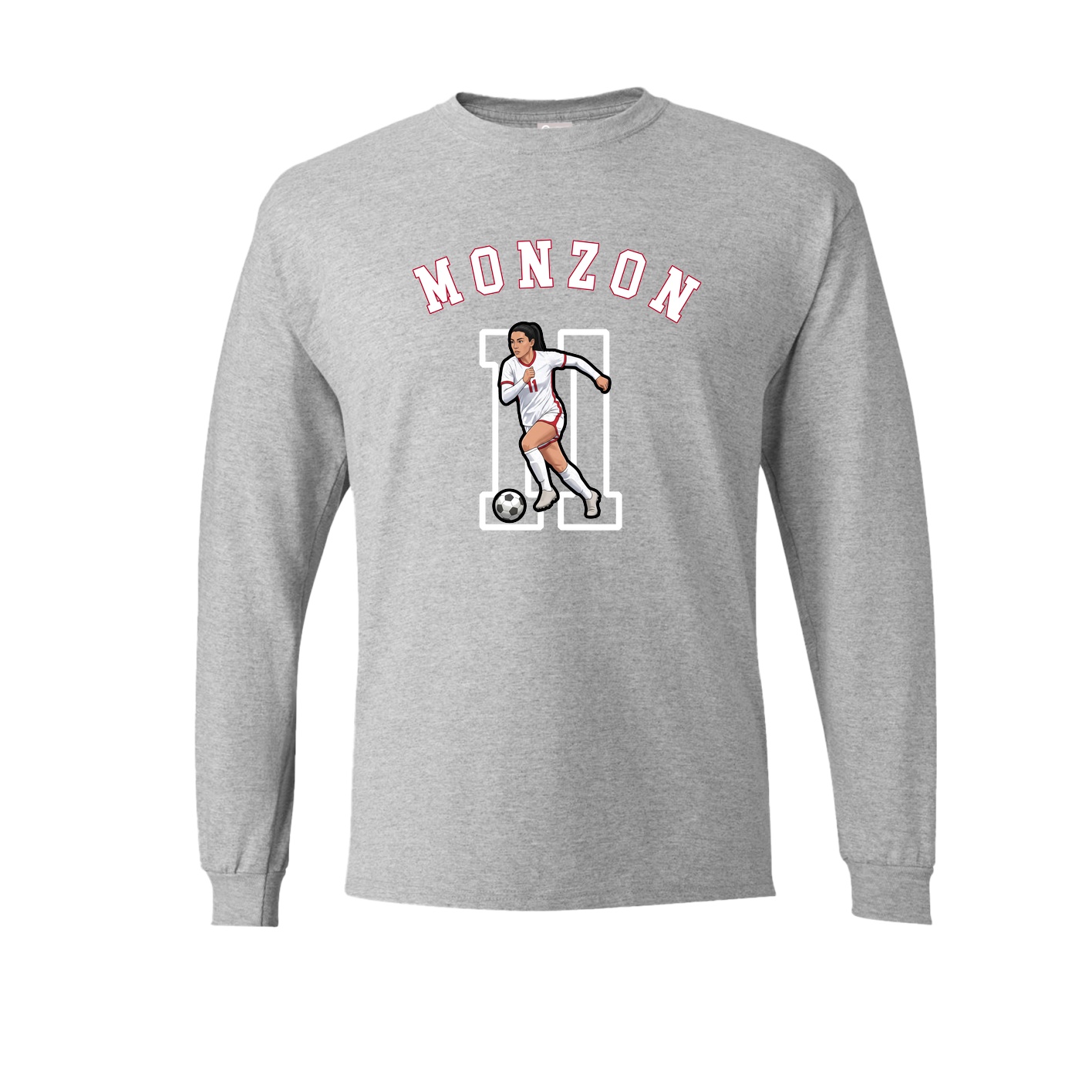 Long Sleeve Tee — Shirsey Arch in Grey