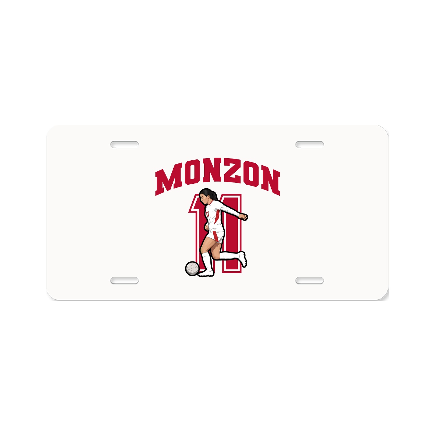 License Plate — Number in Classic