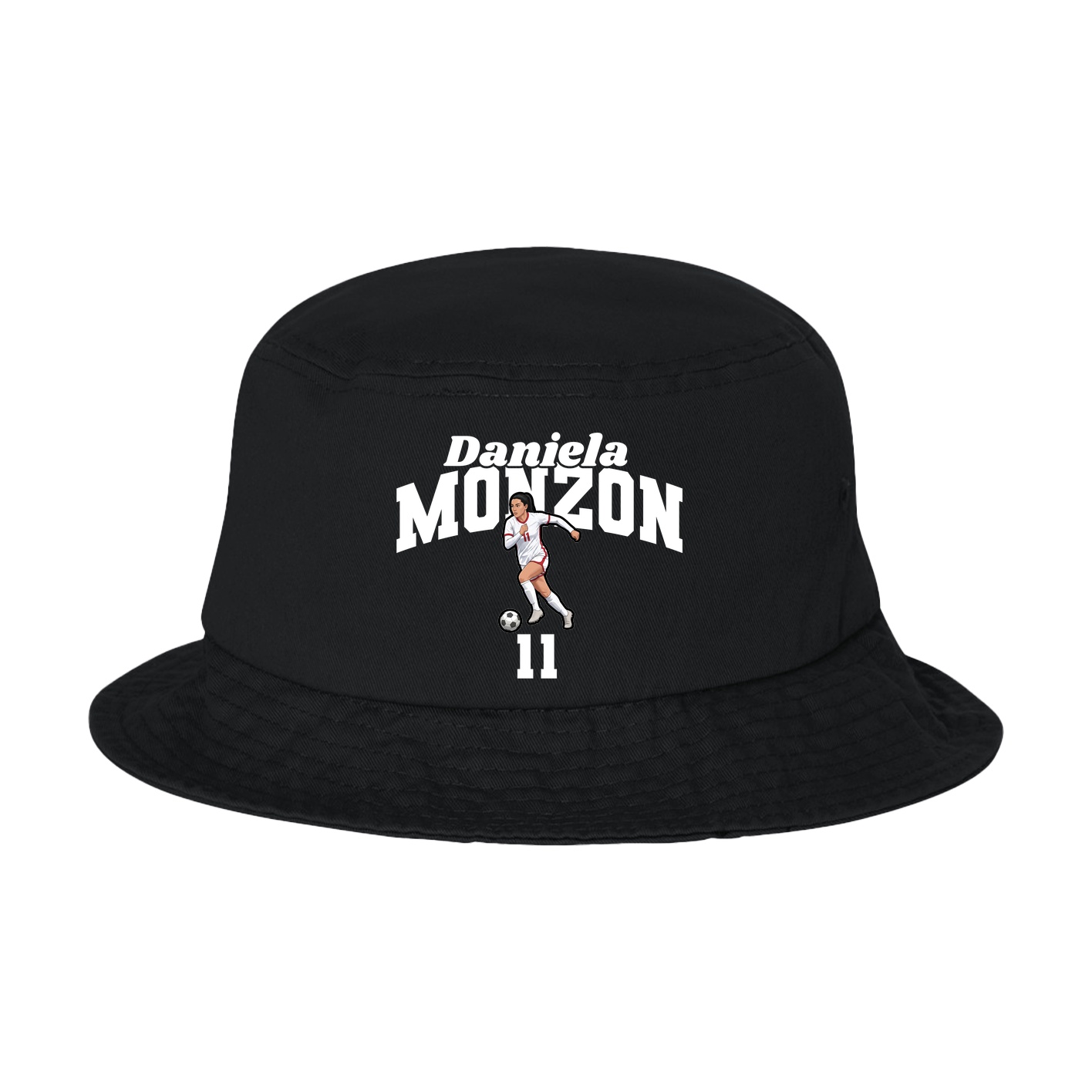 Bucket Cap — Signature Arch in Black