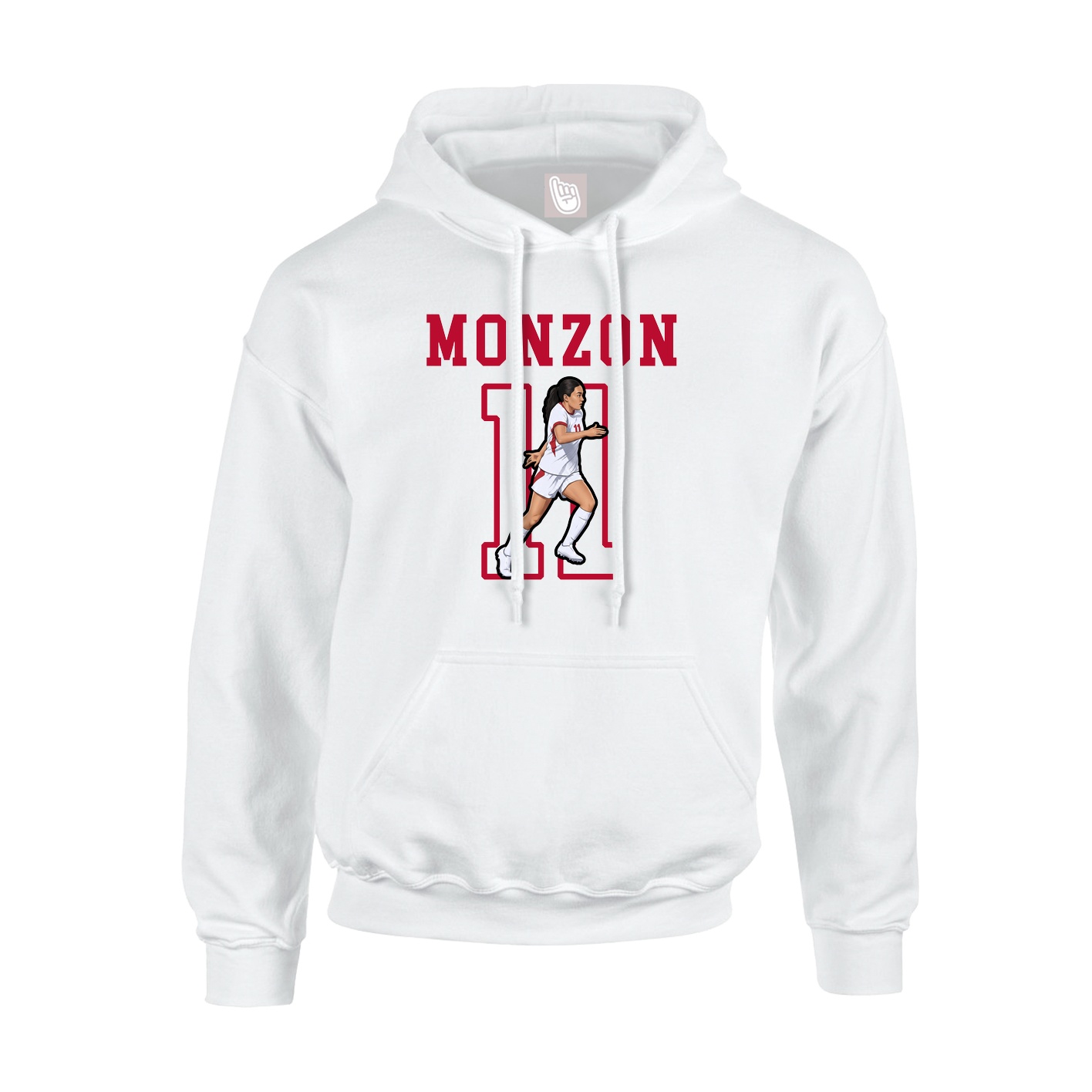 Hoodie — Shirsey in White