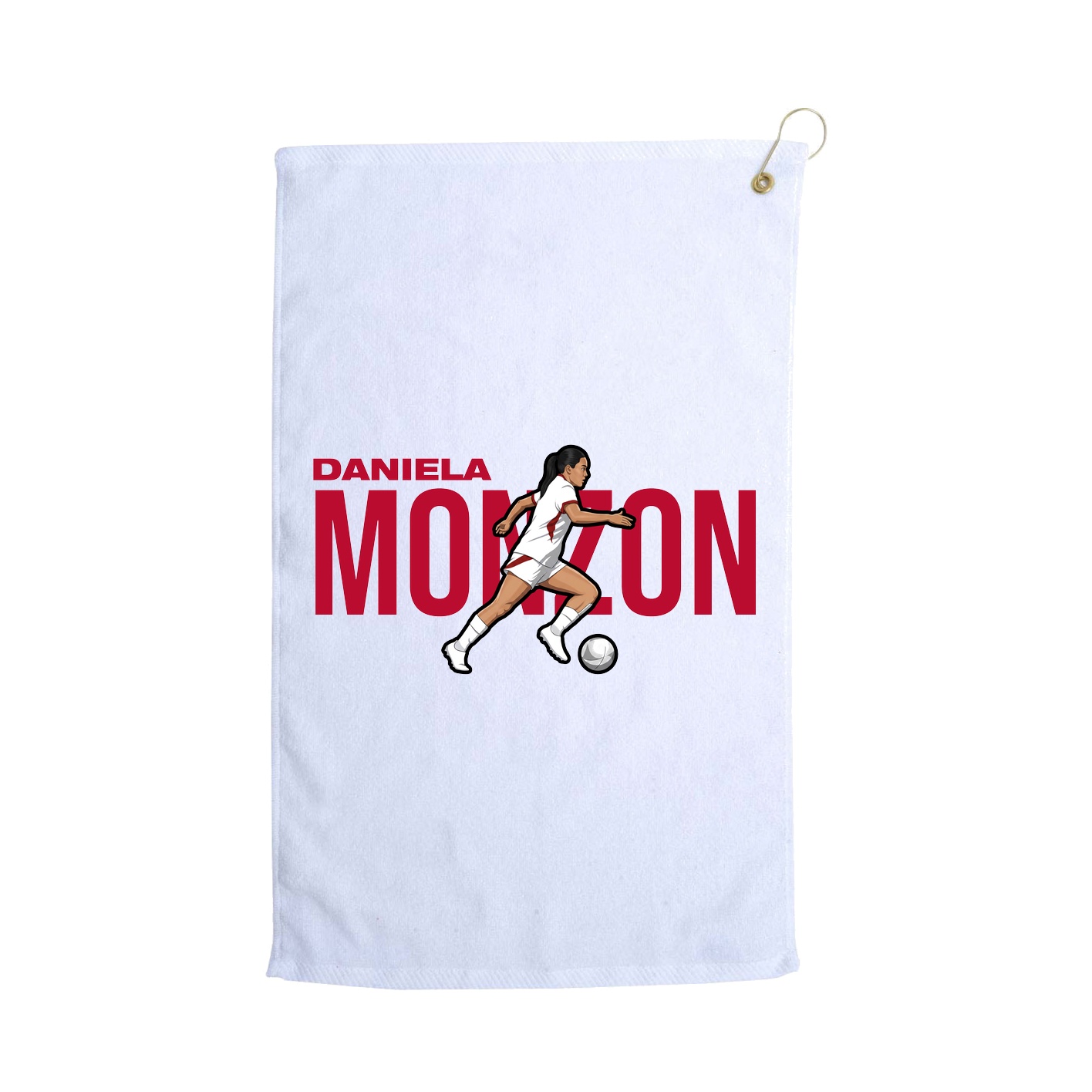 Golf Towel — Player Name in White