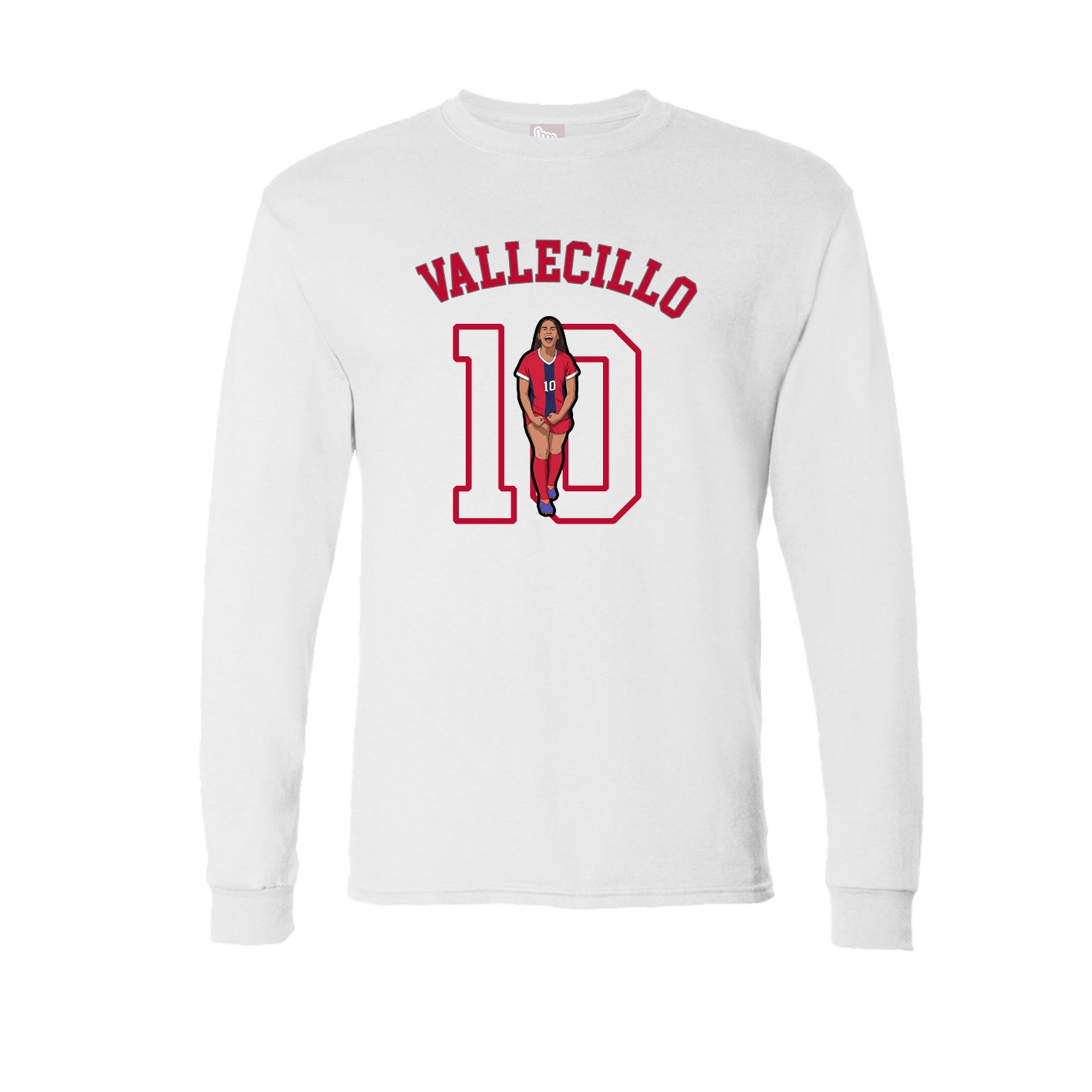 Long Sleeve Tee — Shirsey Arch in White