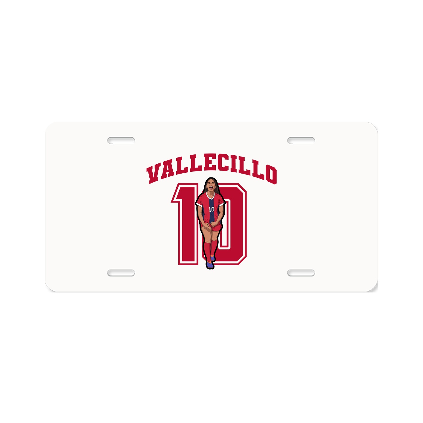 License Plate — Number in Classic