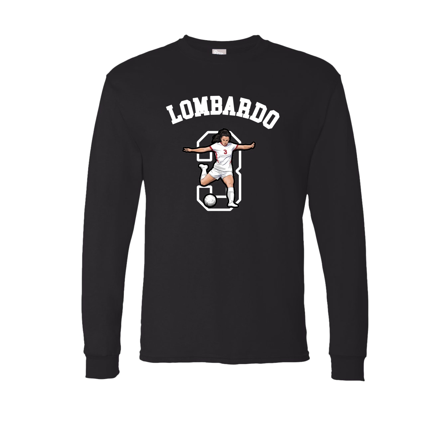 Long Sleeve Tee — Shirsey Arch in Black