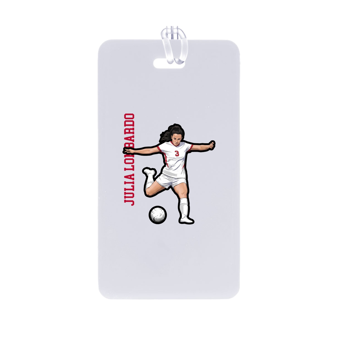 Bag Tag — Name Vertical in Classic