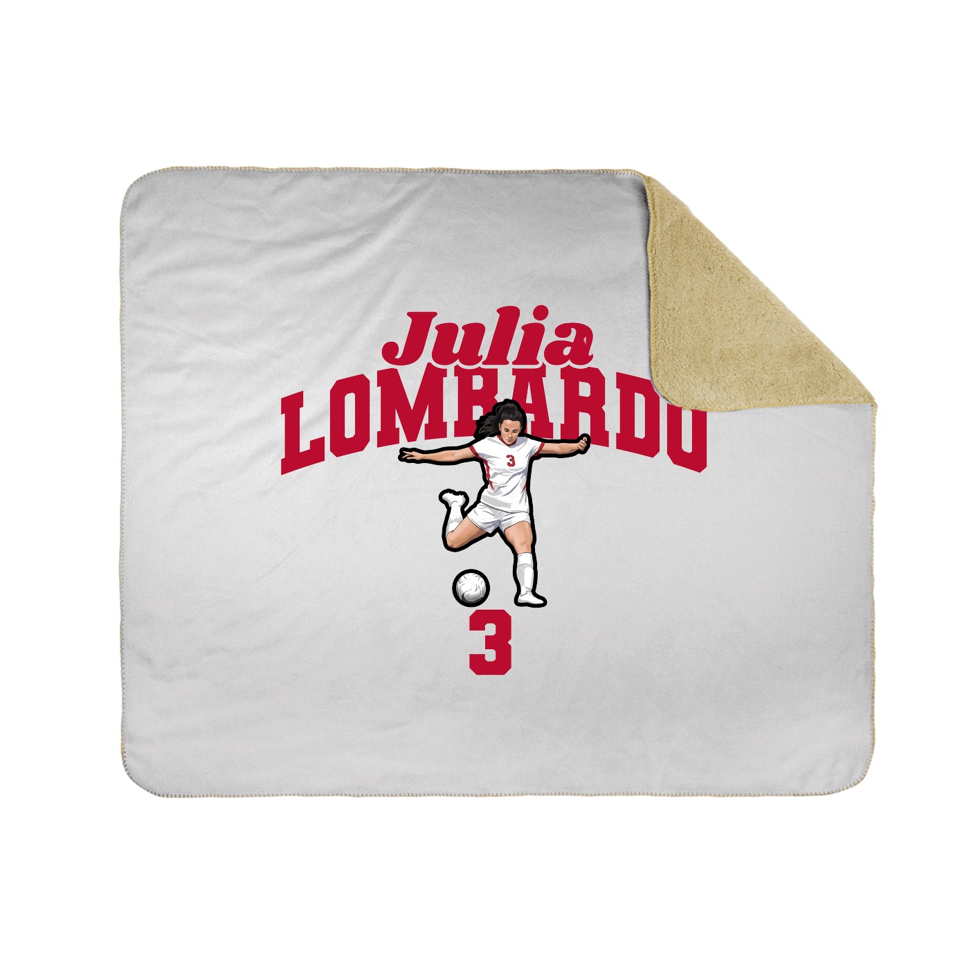 Throw Blanket — Signature Arch in White