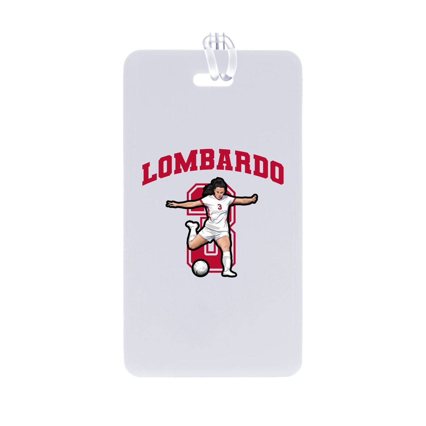 Bag Tag — Number in Classic