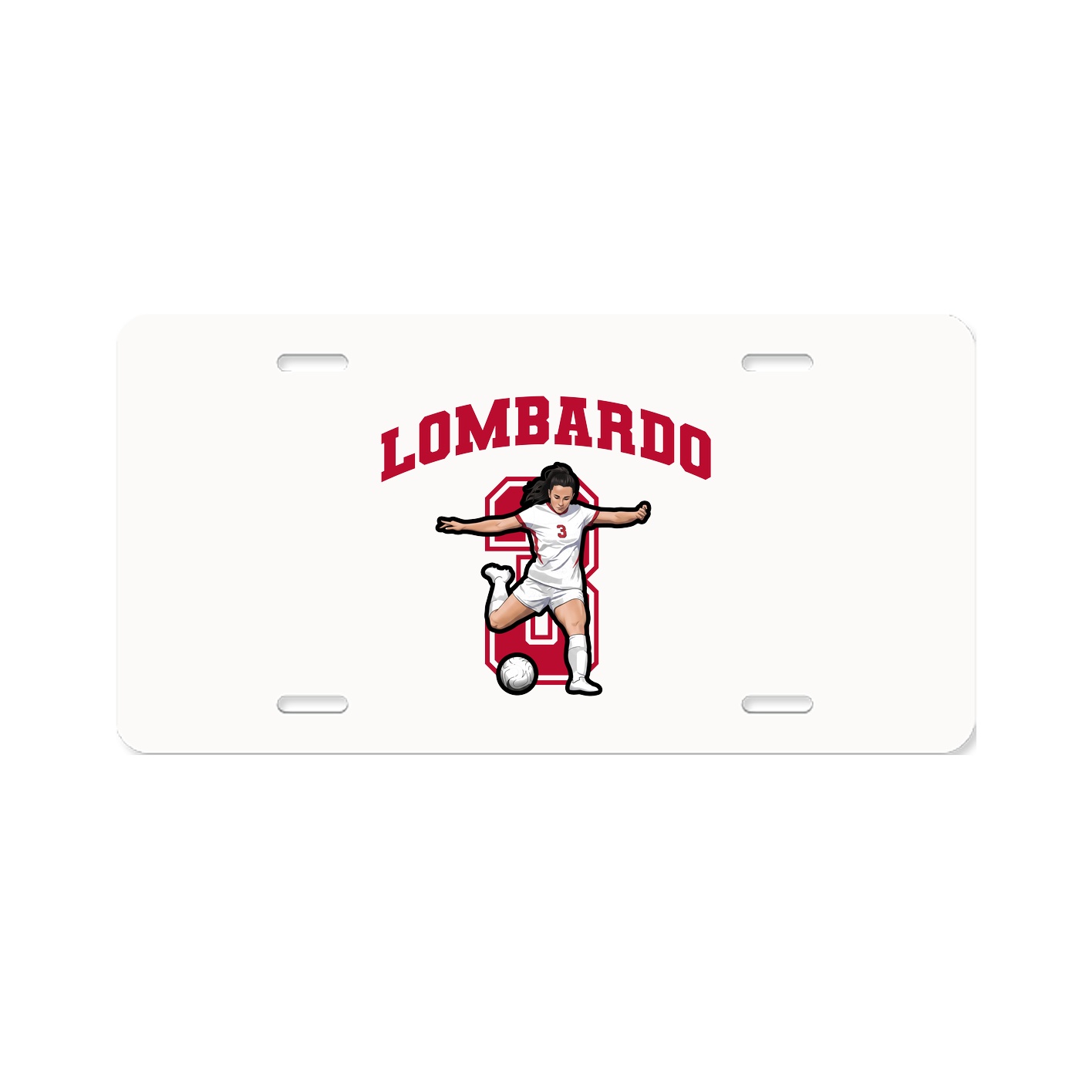 License Plate — Number in Classic