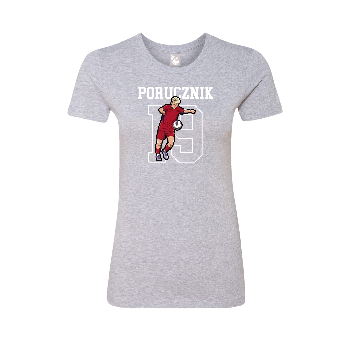 Fitted Women's Tee — Shirsey in Grey