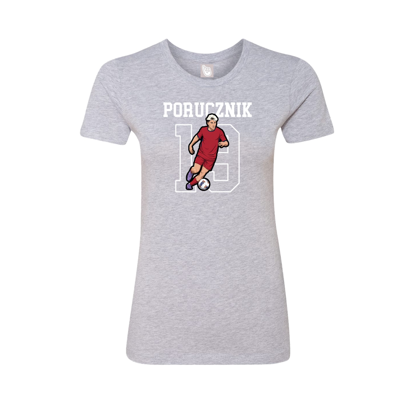 Fitted Women's Tee — Shirsey in Grey