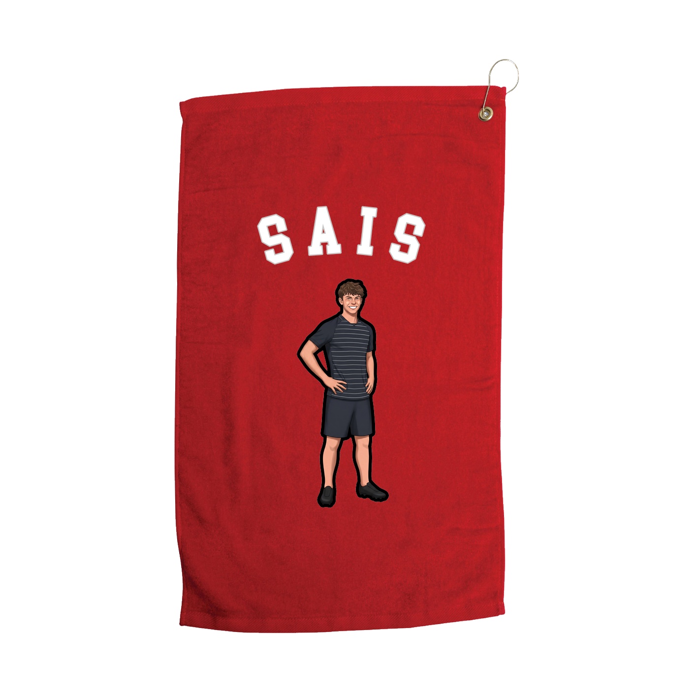 Golf Towel — Shirsey Arch in Red