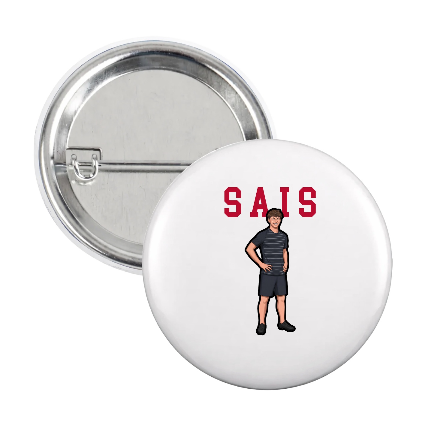 Game Day Button — Shirsey in White