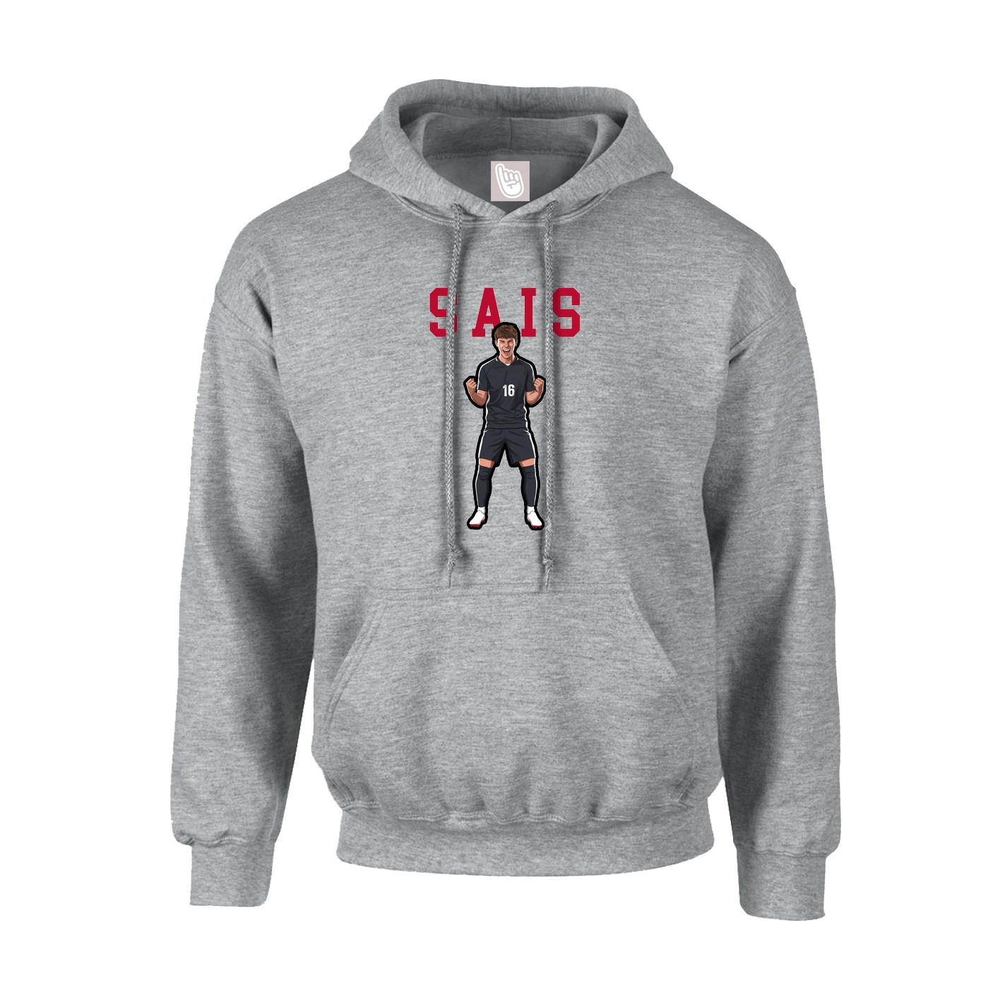Hoodie — Shirsey in Grey