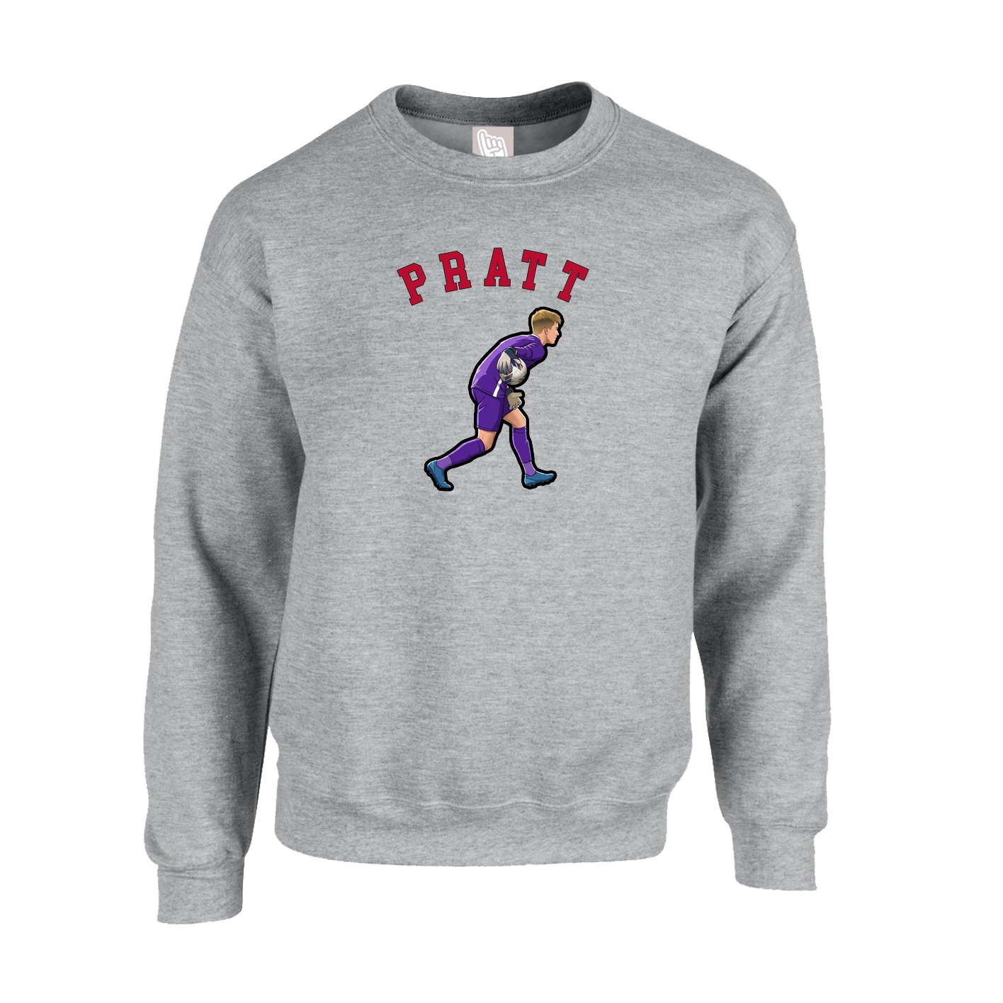 Fleece Crew — Shirsey Arch in Grey