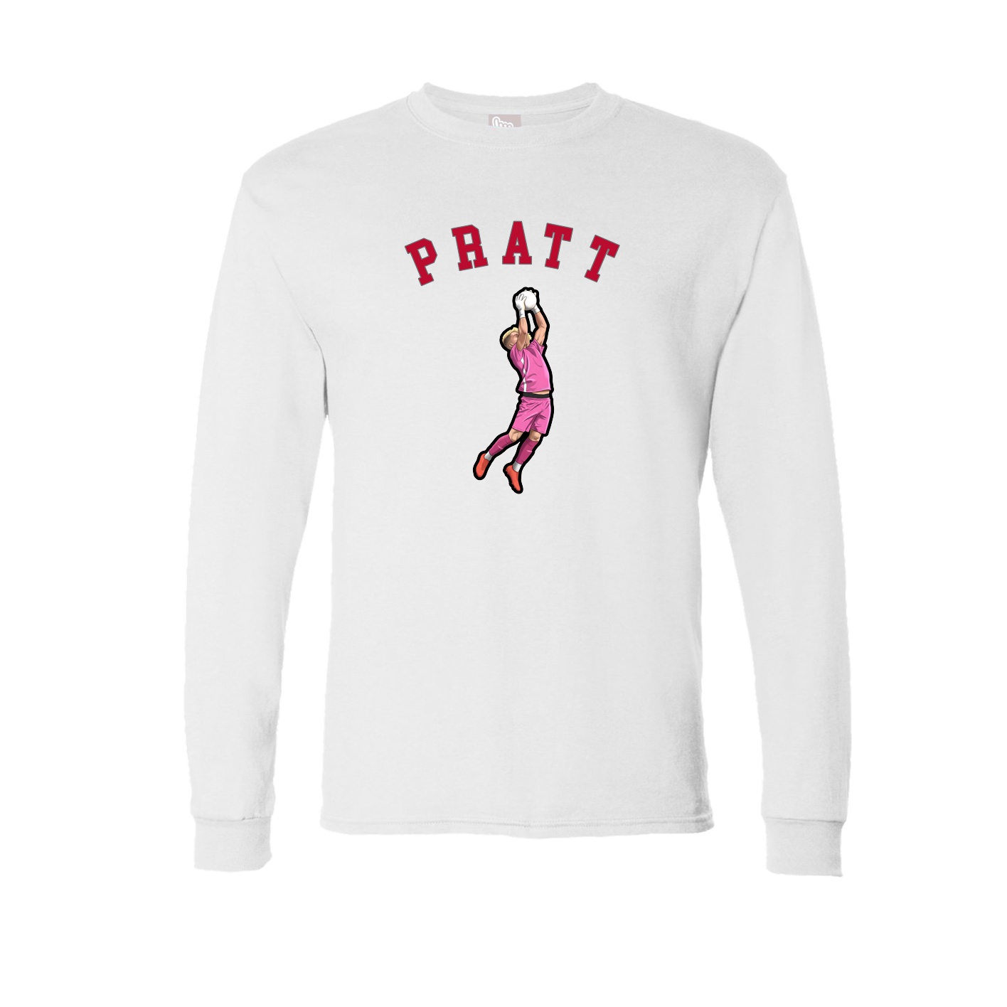 Long Sleeve Tee — Shirsey Arch in White