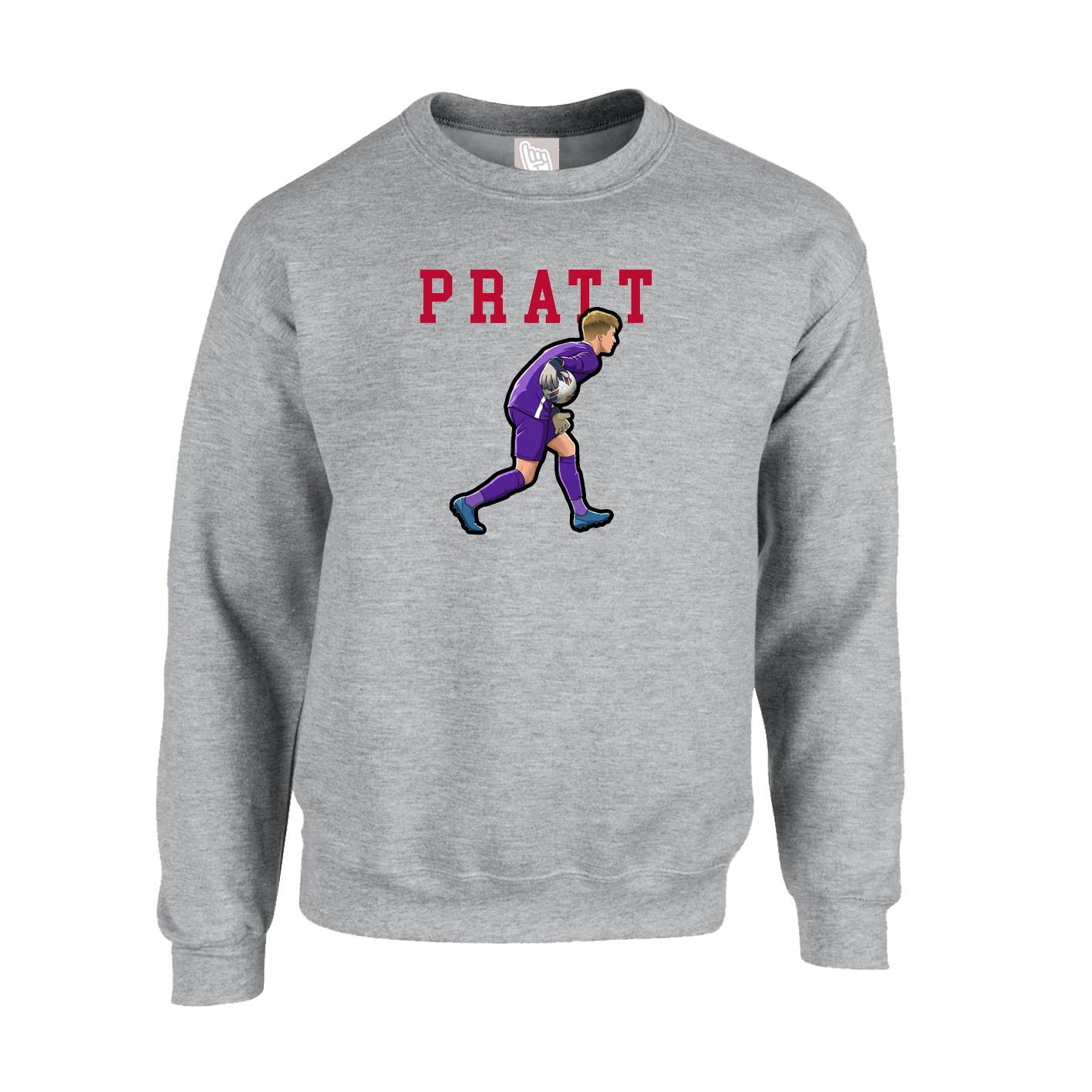 Fleece Crew — Shirsey in Grey