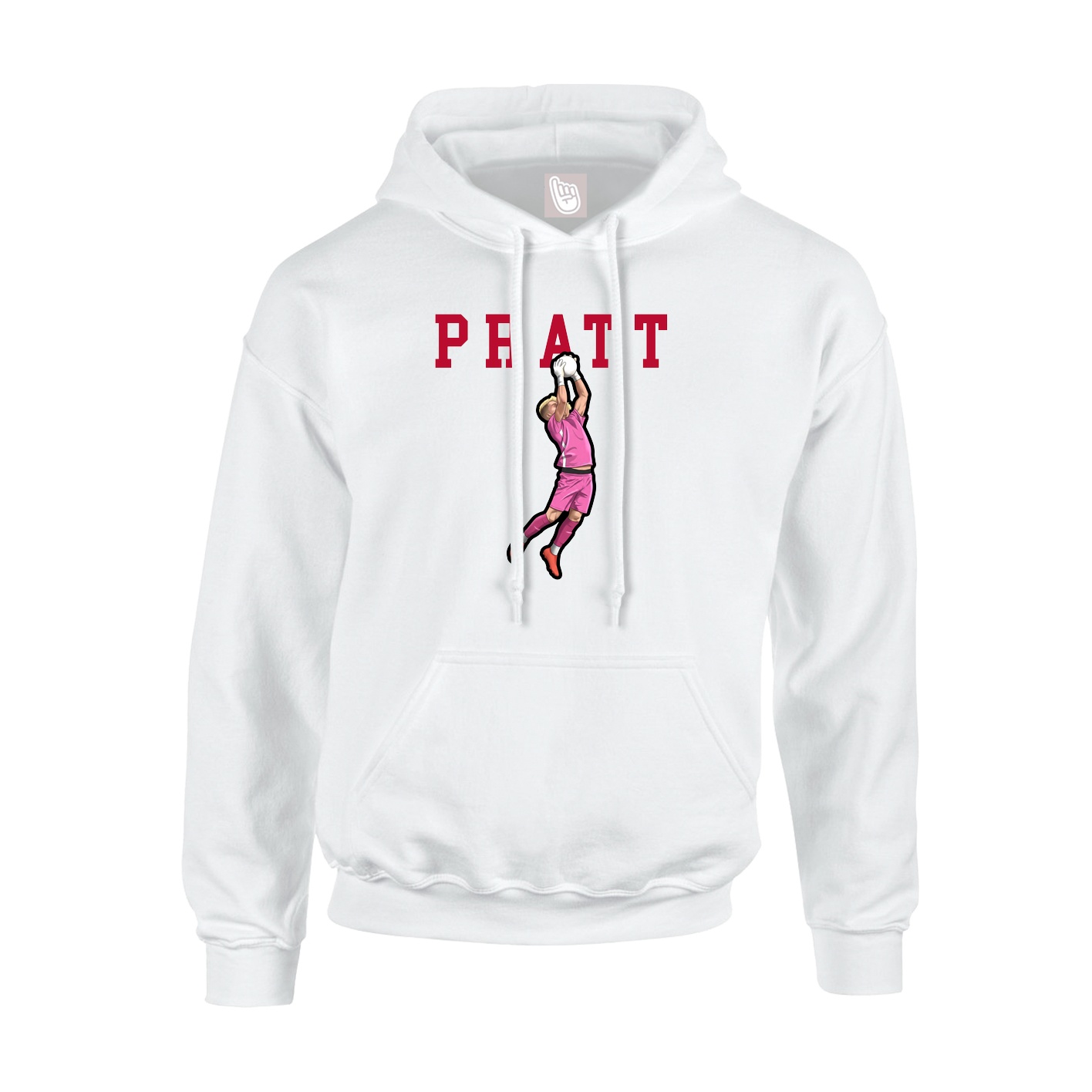 Hoodie — Shirsey in White