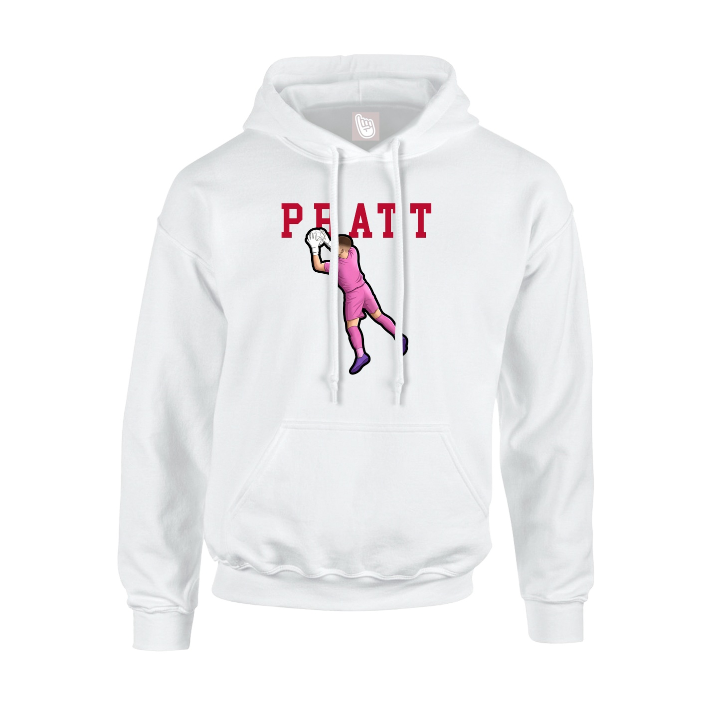 Hoodie — Shirsey in White