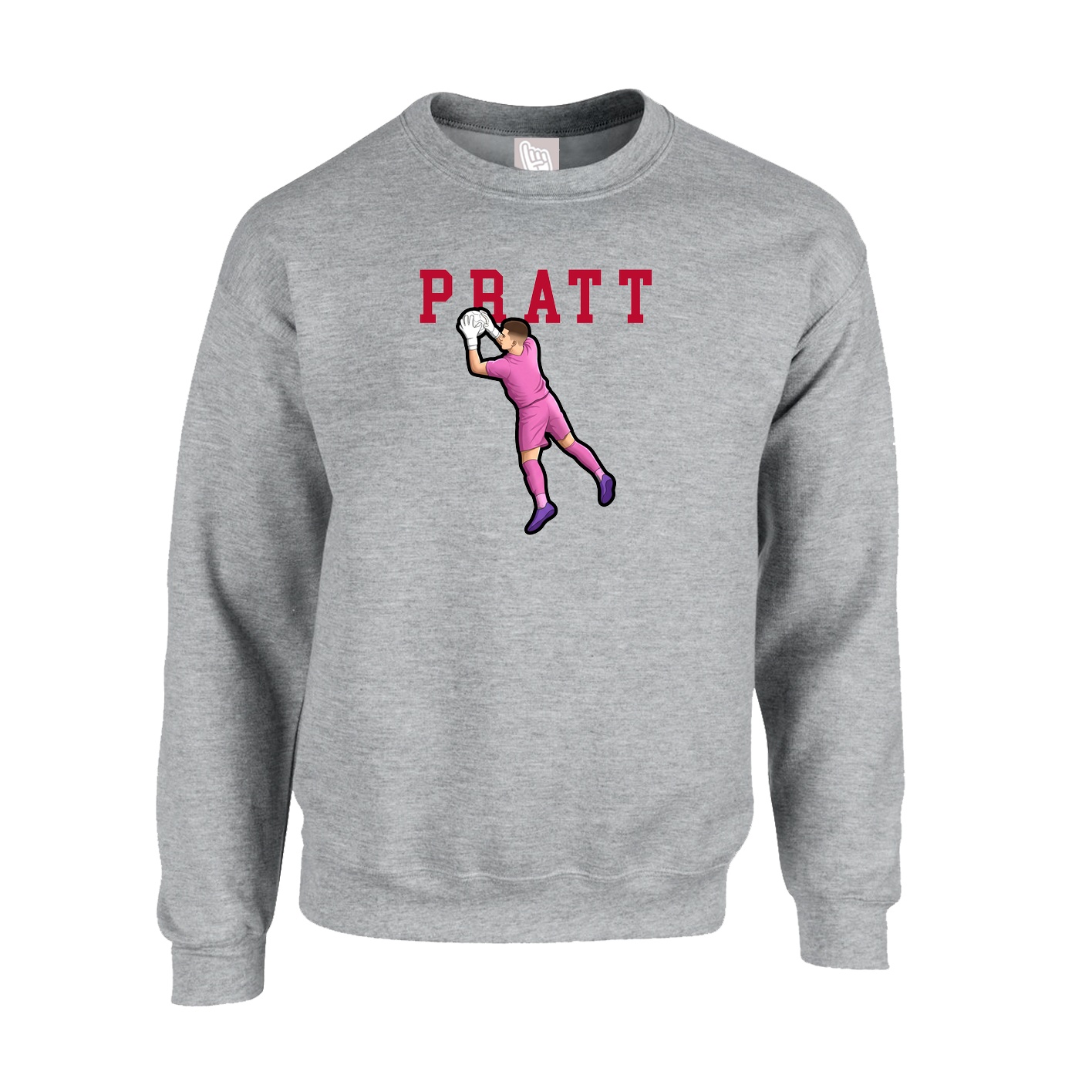 Fleece Crew — Shirsey in Grey