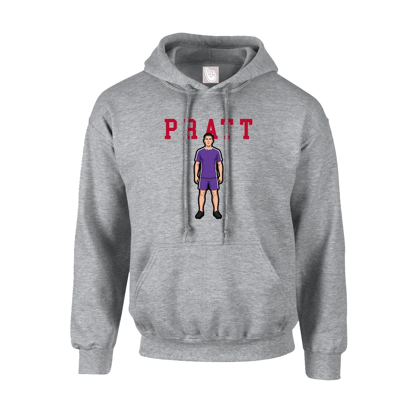 Hoodie — Shirsey in Grey