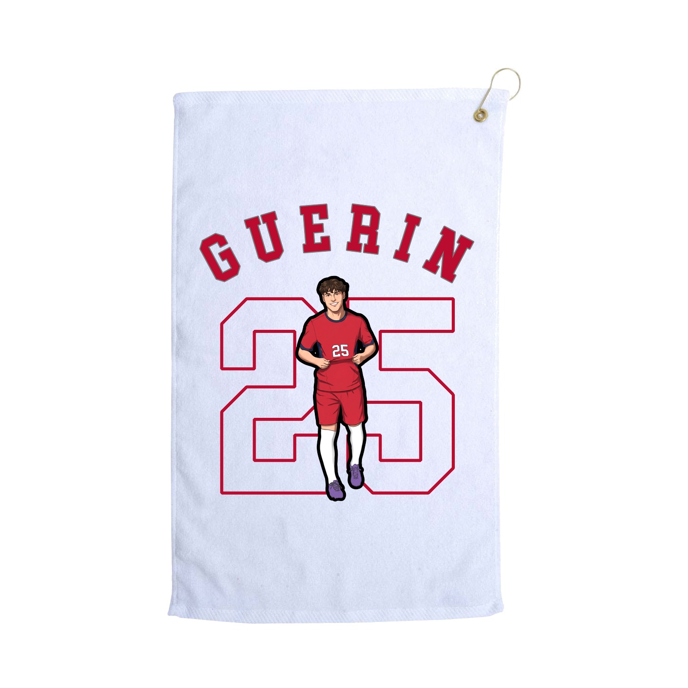 Golf Towel — Shirsey Arch in White
