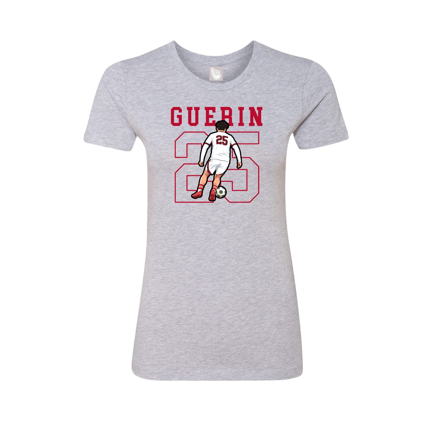 Fitted Women's Tee — Shirsey in Grey