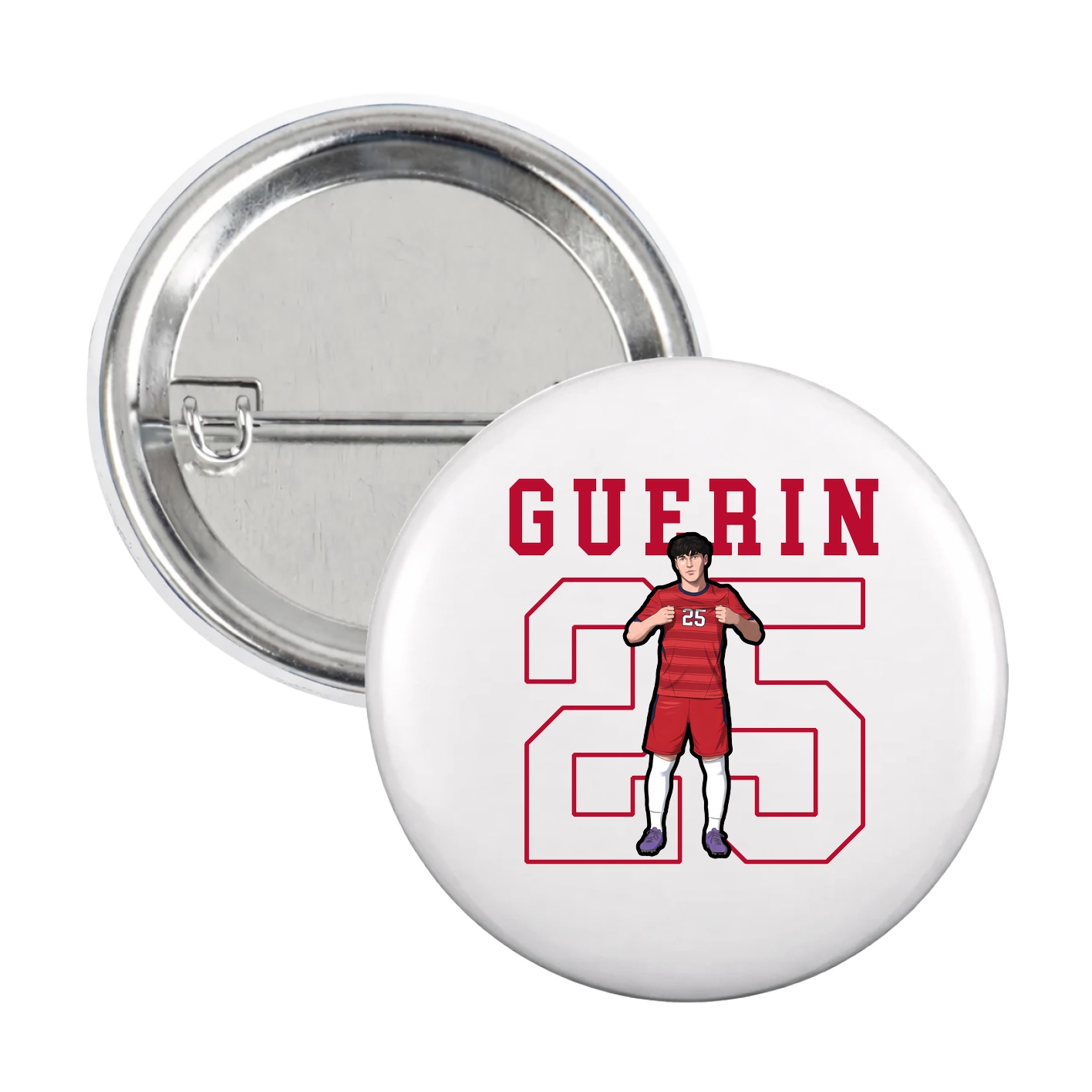 Game Day Button — Shirsey in White