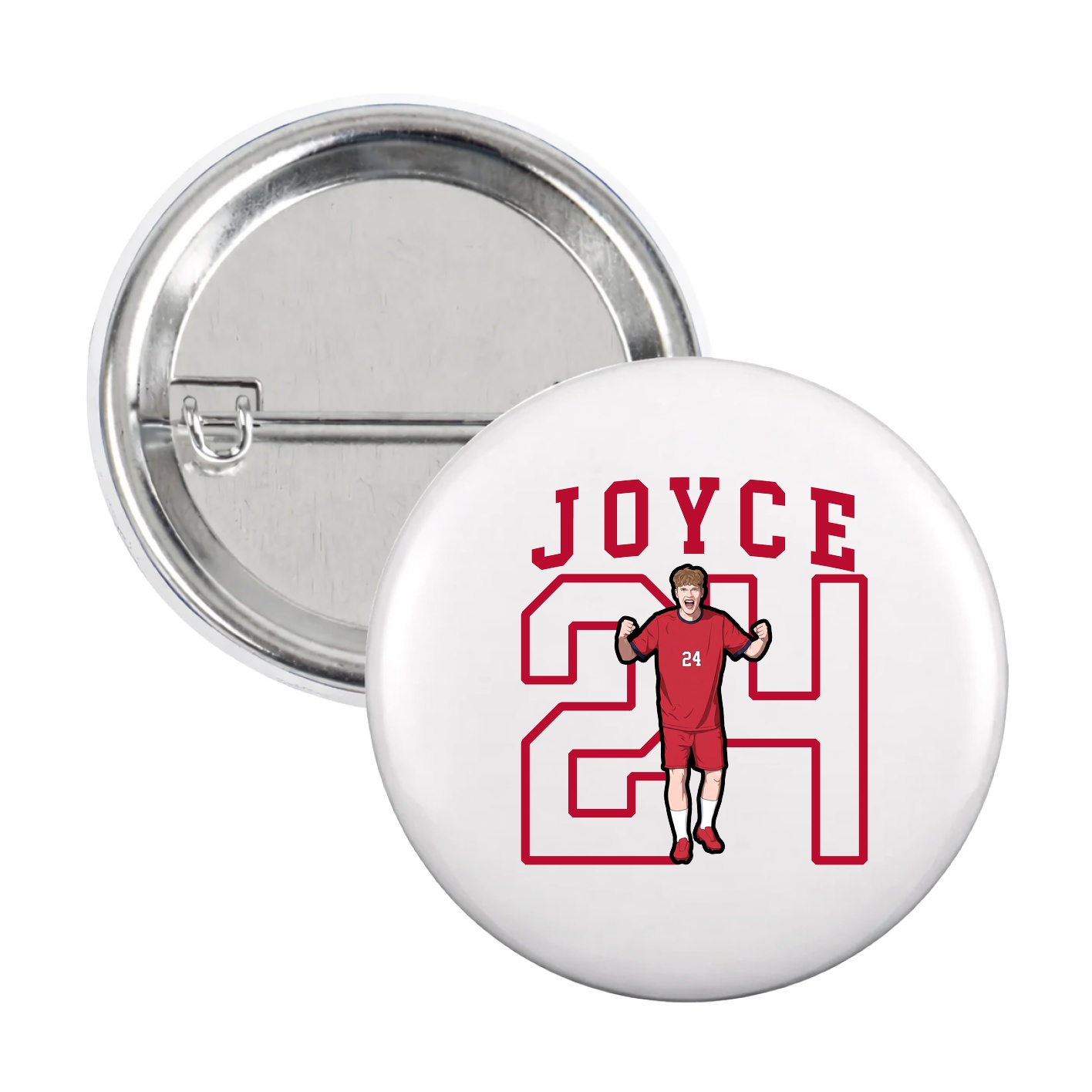 Game Day Button — Shirsey in White